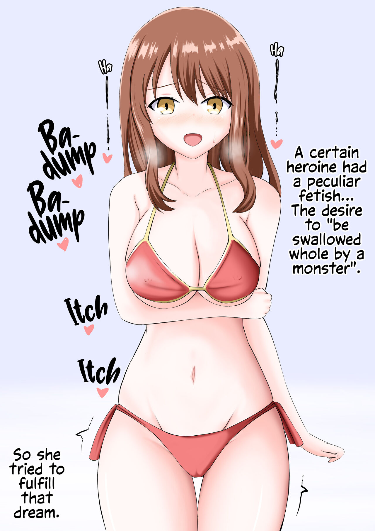 丸呑みフェチのヒロインの願望を叶えてみた。 page 1 full