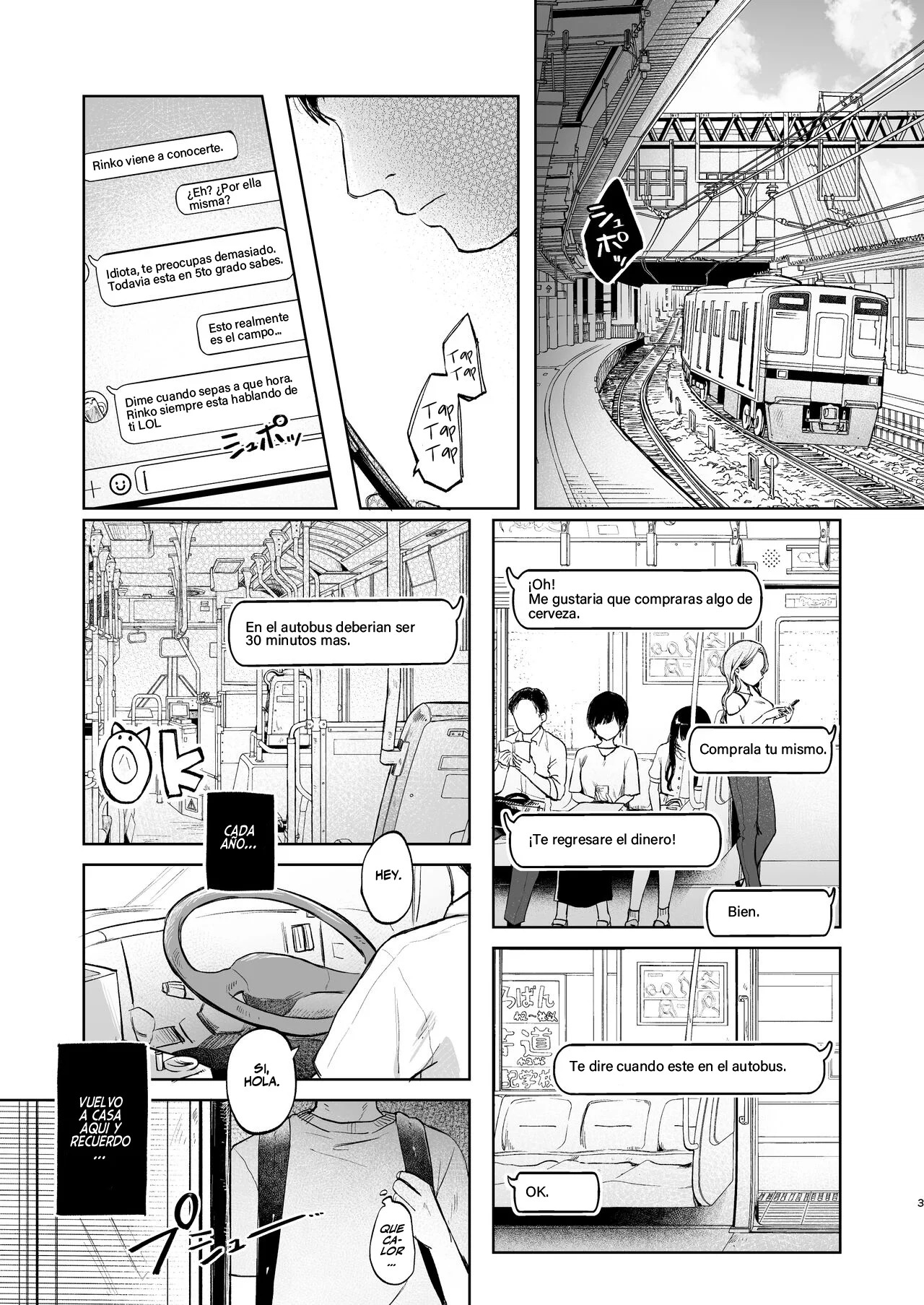 Rinko to Oji-san no Hajimete no Natsuyasumi | Las primeras vacaciones de verano de Rinko y su tio page 2 full