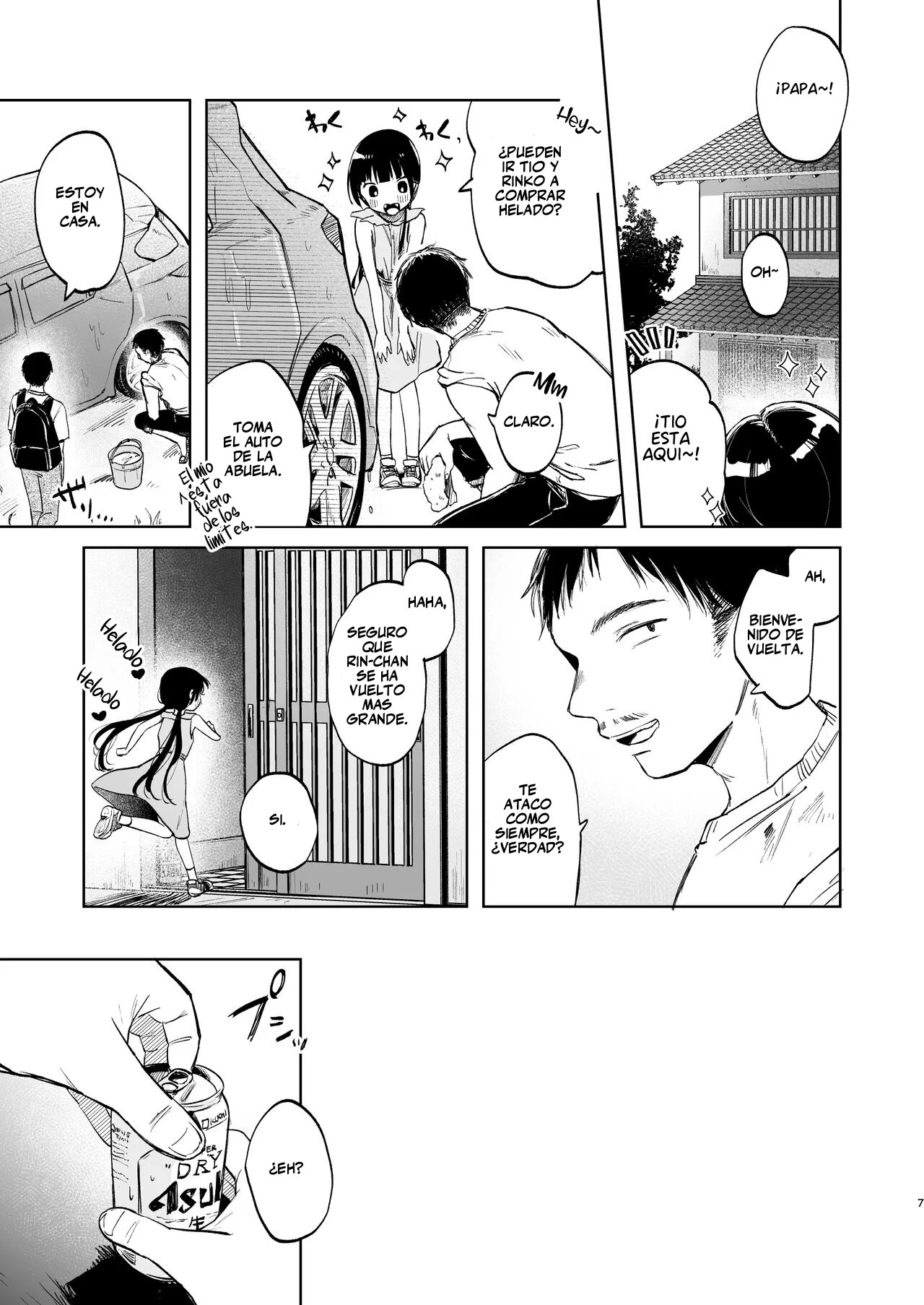 Rinko to Oji-san no Hajimete no Natsuyasumi | Las primeras vacaciones de verano de Rinko y su tio page 6 full
