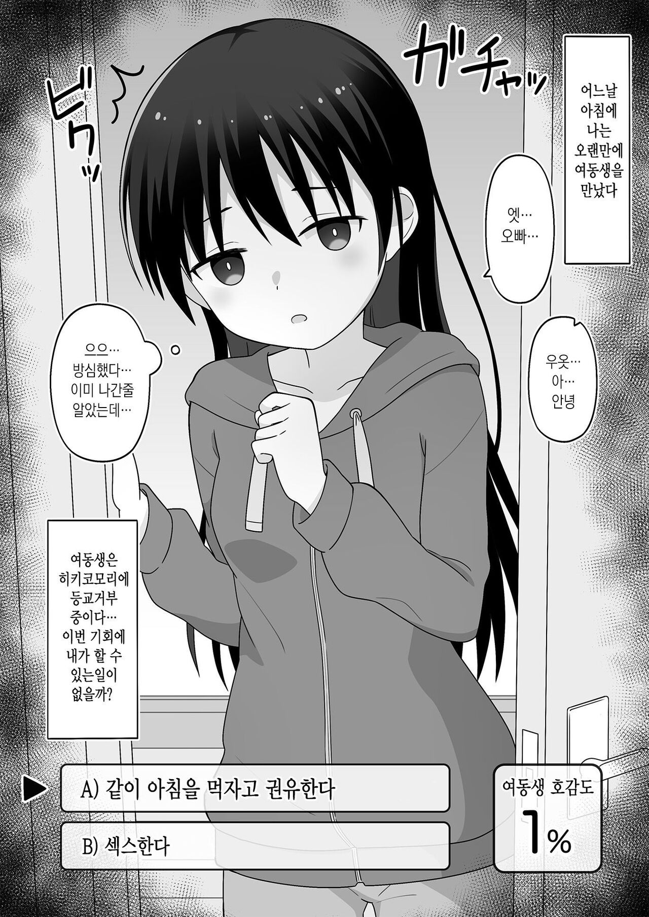 Hikikomori no Gimai o Nantoka Shitai Ani no Hanashi  | 히키코모리 여동생을 어떻게든 해보려는 오빠의 이야기 page 1 full