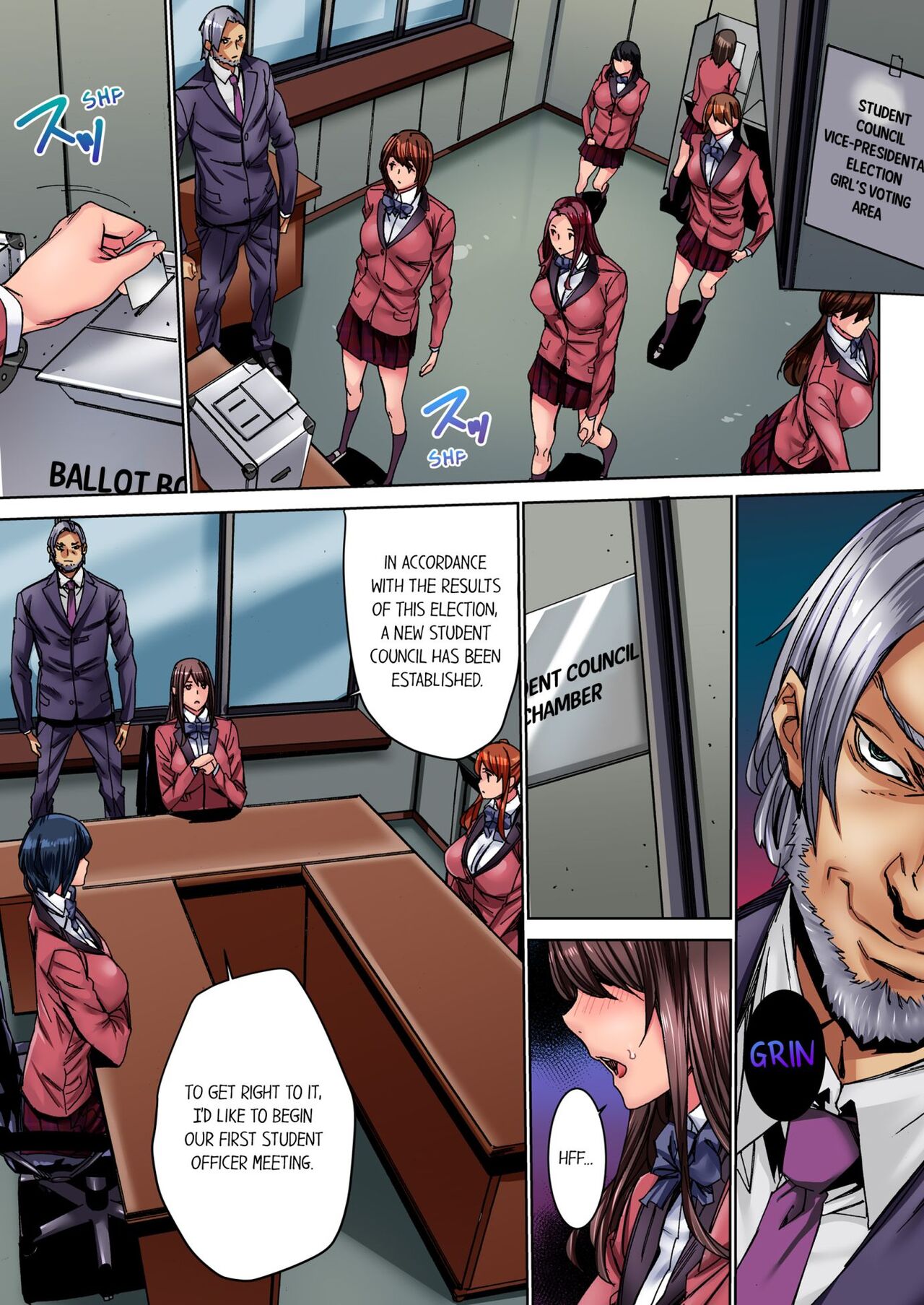 IKUu!! Zenkou Seito no Mae de Koukai Zecchou-saserareta JK no Matsuro 1 | Cumming in Front of the Entire Student Body 1 page 6 full