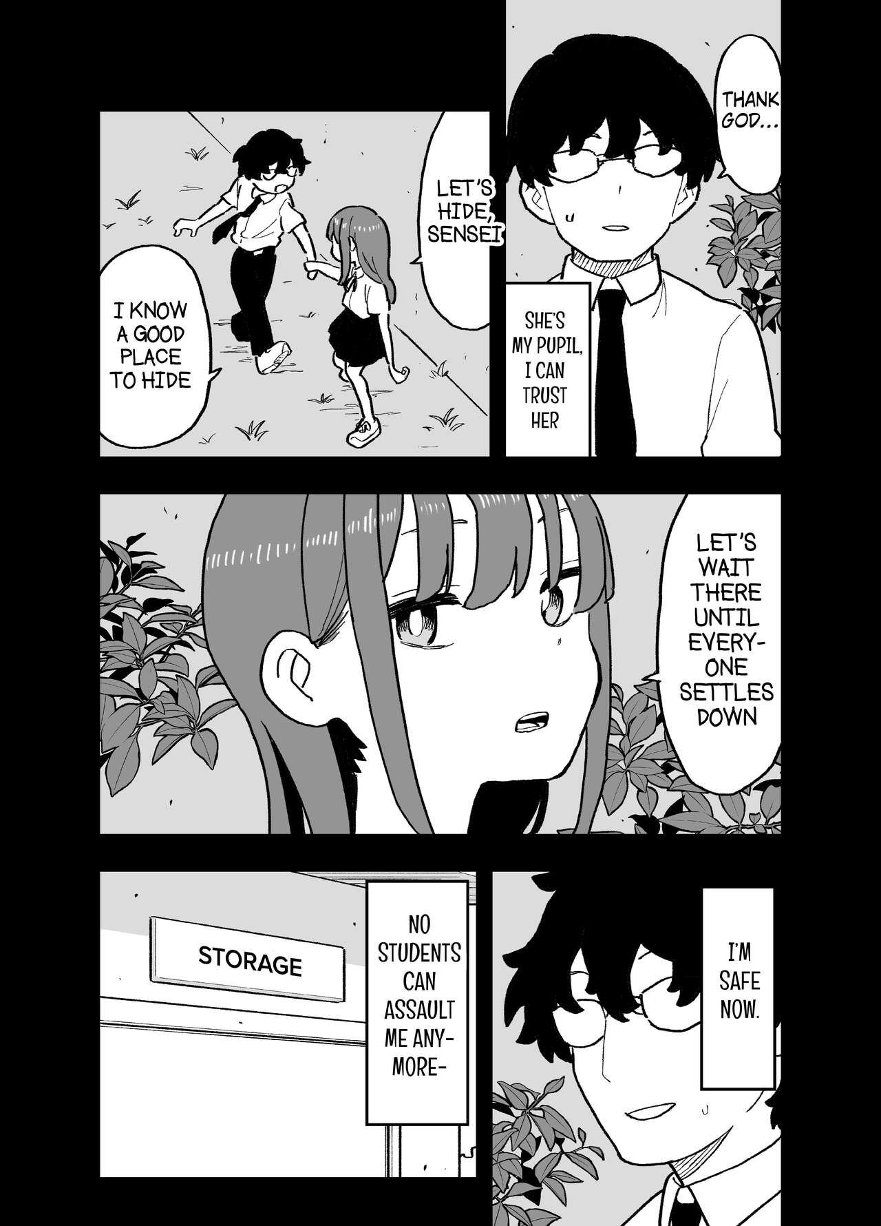 Seishi ni 100-man Yen no Ne ga Tsuku Sekai de Seito-tachi ga Okane Meate de Boku o Rape Shite Kuru Hanashi page 8 full