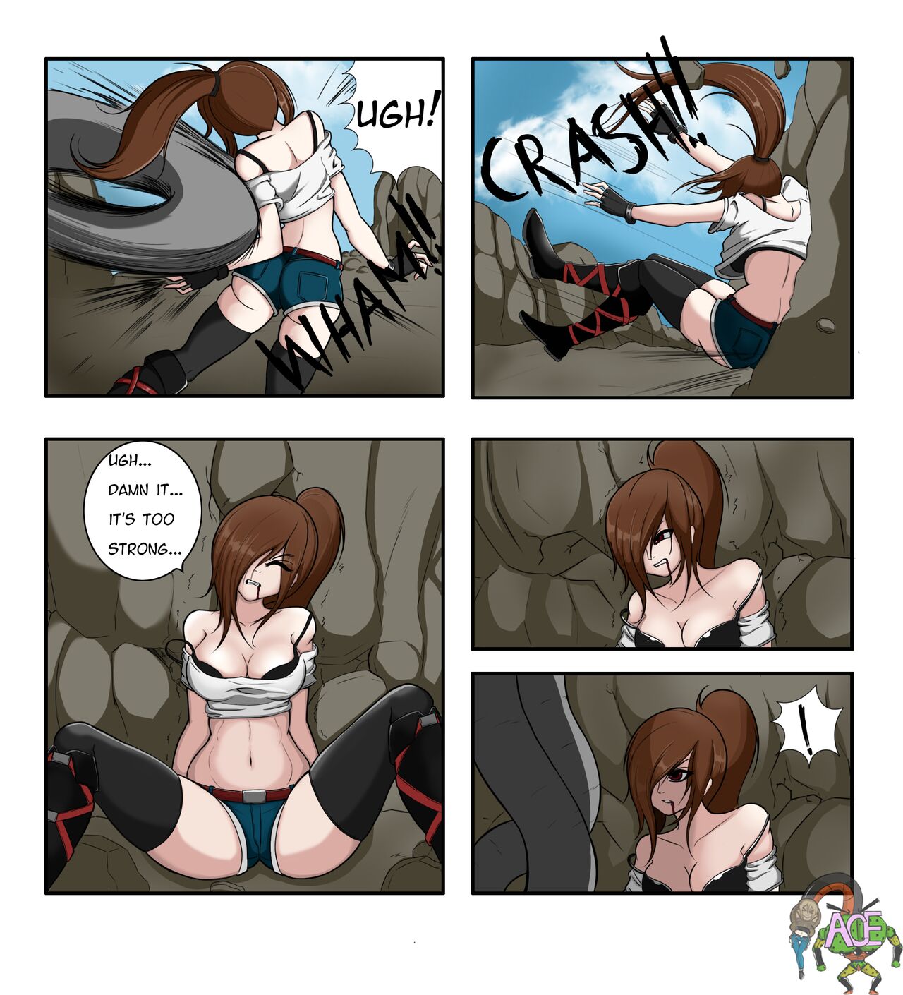 Saira Swallowed + Roxxane Mini Comic page 1 full
