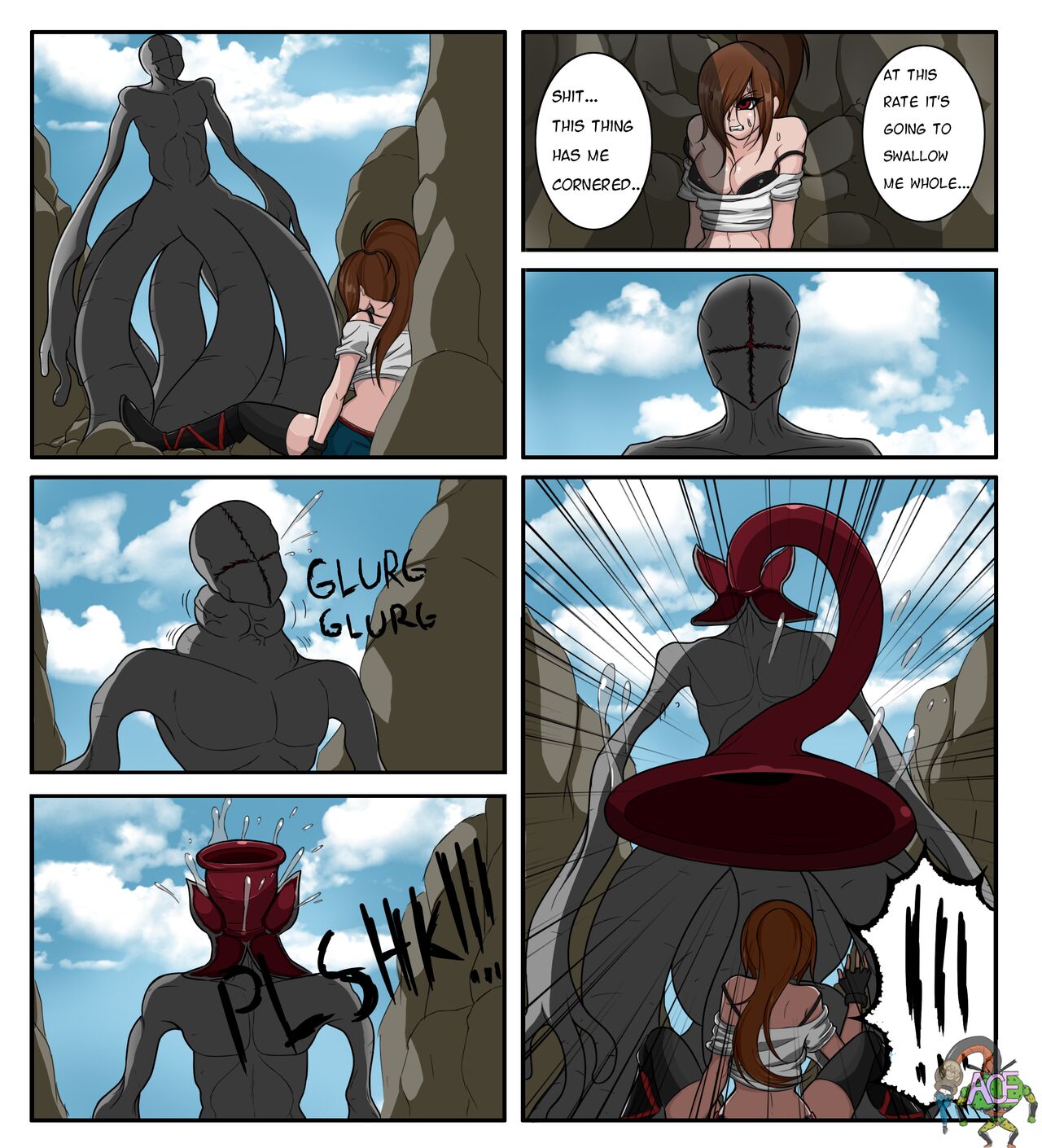 Saira Swallowed + Roxxane Mini Comic page 2 full