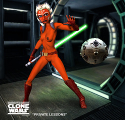 Ahsoka Tano Horny Padawam