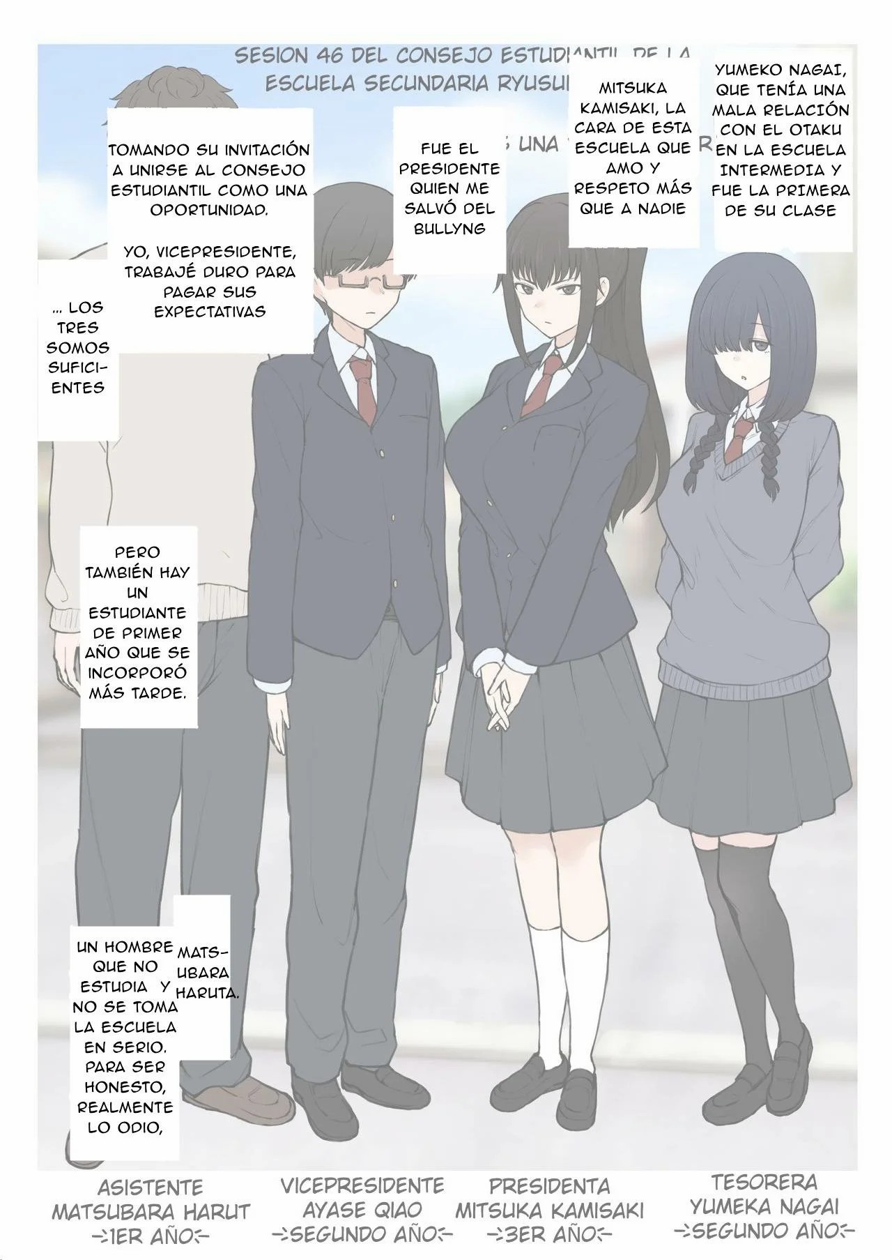 Yarichin Shinnyuusei ni Ura de Jiwajiwa to Hakaisarete Iku Boku no Shiawase na Seitokai Life | My Happy Student Council Life page 2 full