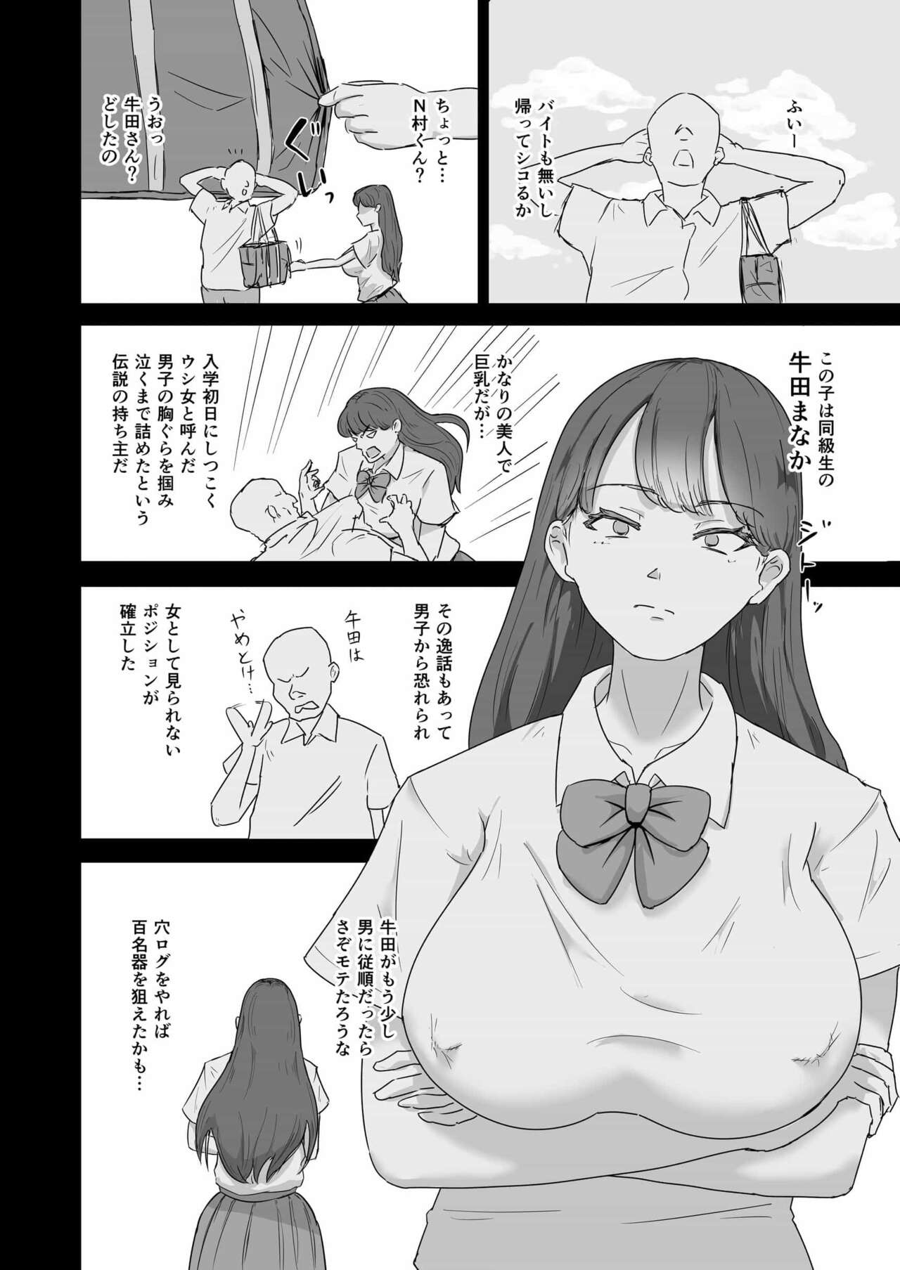 Ana Log Hyoka 4.5 Hyakumeiki no Ushida-san page 3 full