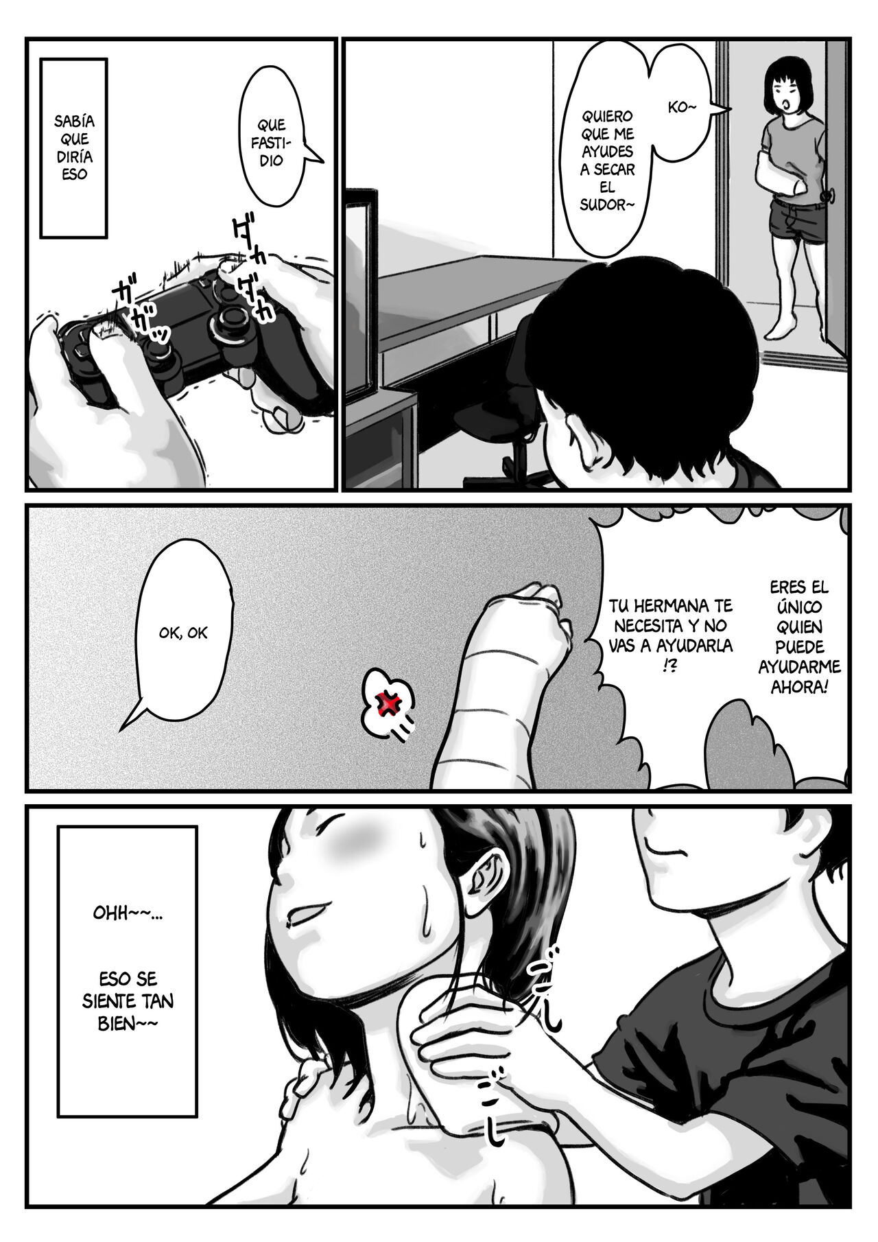 Ryouude ga Tsukaenaku nattara Otouto ga Choushi ni Noridashita! Zenpen | ¡Cuando Perdí el Uso de Mis Dos Brazos, Mi Hermano Empezó a Molestarme! 1 page 6 full