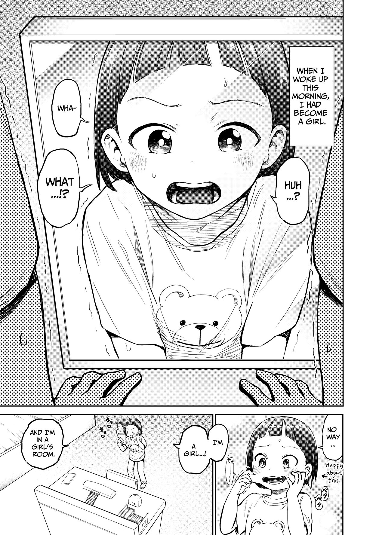 When I Woke Up This Morning I'd Become A Girl & Even Got To Have Lesbian Sex page 1 full