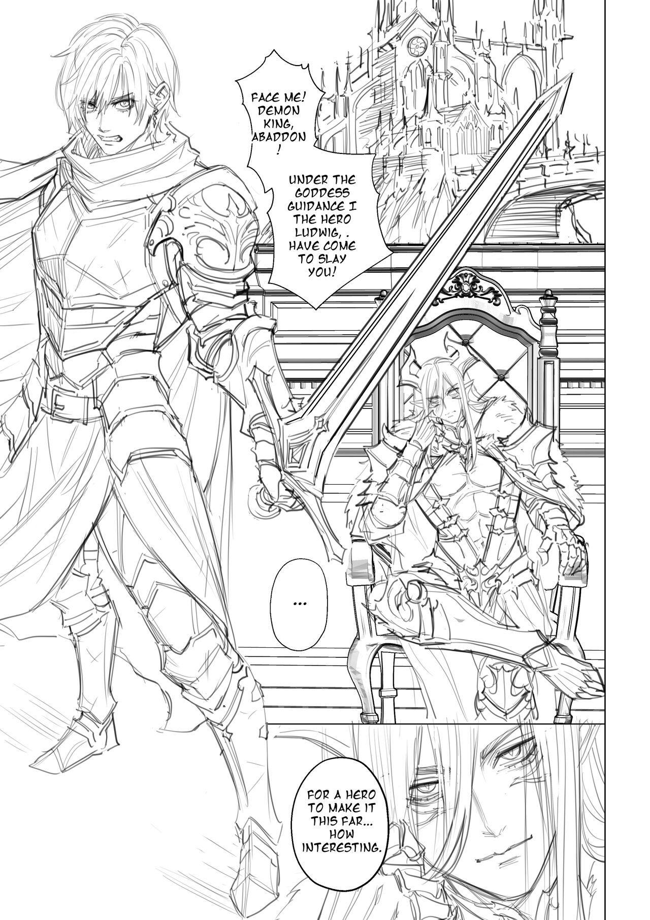 The Hero Fall page 1 full