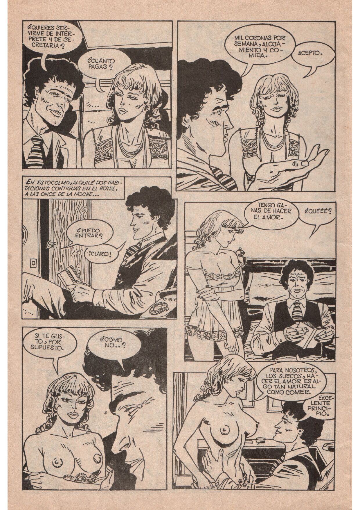 Dossier X #11 - ¡Esas Suecas...! page 8 full