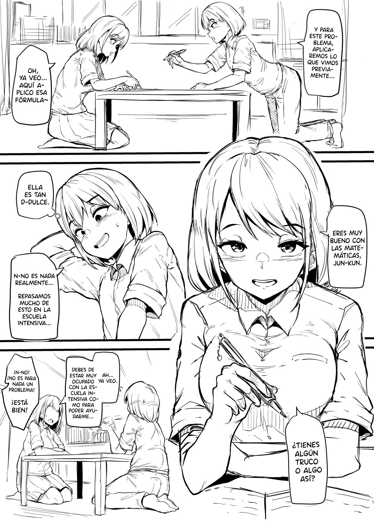 Naiyou wa Otokonoko ga Tomodachi no Imouto ni Choukyou Sareru Hanashi o Yotei Shitemasu | Un Chico Es Entrenado Por La Hermana De Su Amiga page 2 full