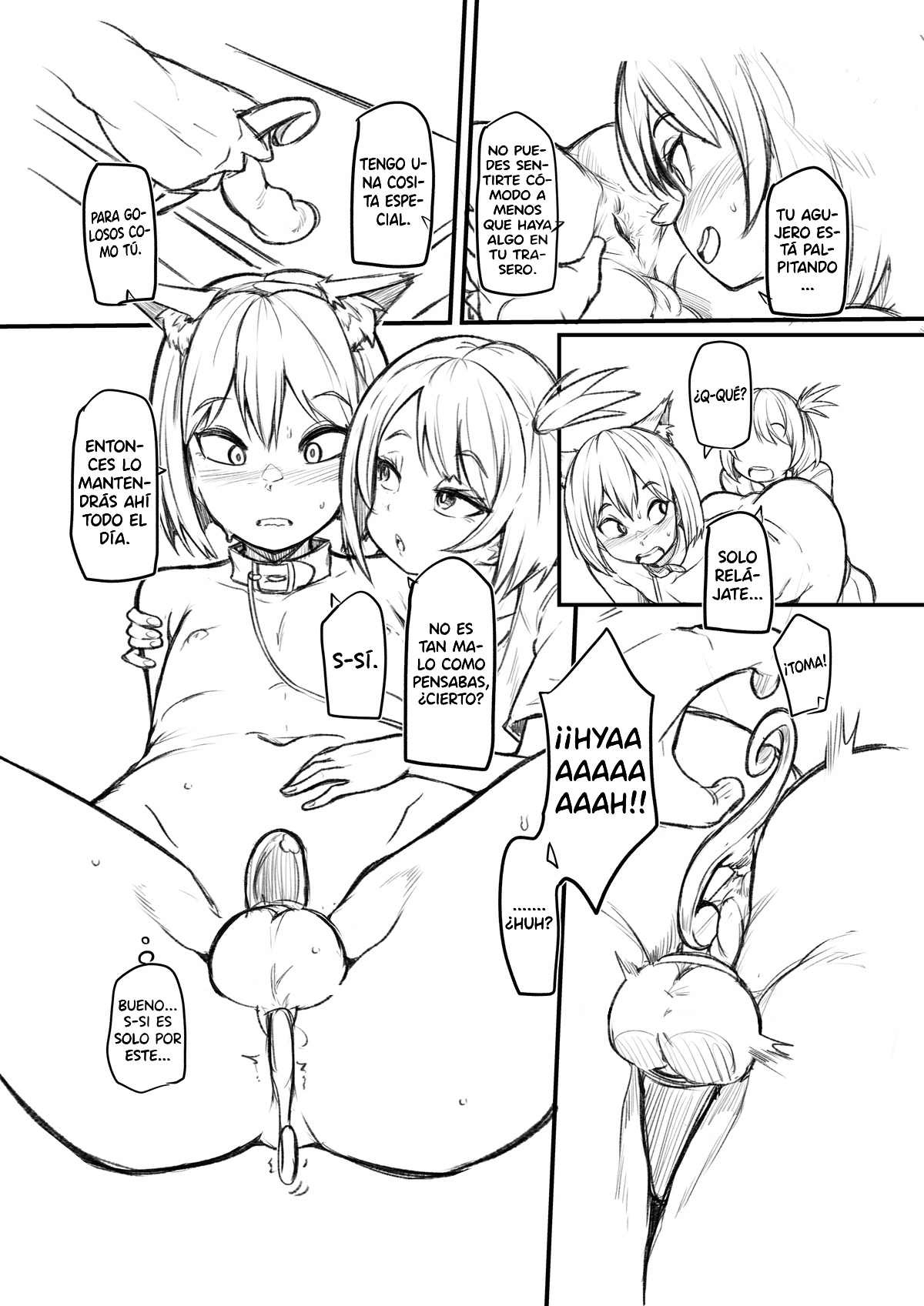 Naiyou wa Otokonoko ga Tomodachi no Imouto ni Choukyou Sareru Hanashi o Yotei Shitemasu | Un Chico Es Entrenado Por La Hermana De Su Amiga page 9 full