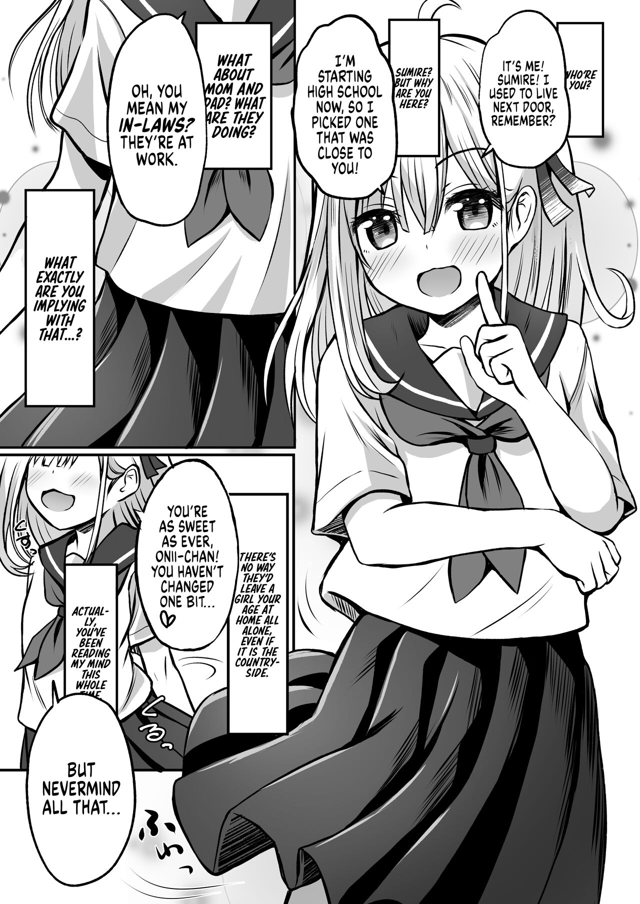 Gokinjo Kazoku Keikaku - Watashi to Tonari no Ie no Onii-chan | Neighborhood Family Planning: Me And Onii-chan From Next Door page 9 full