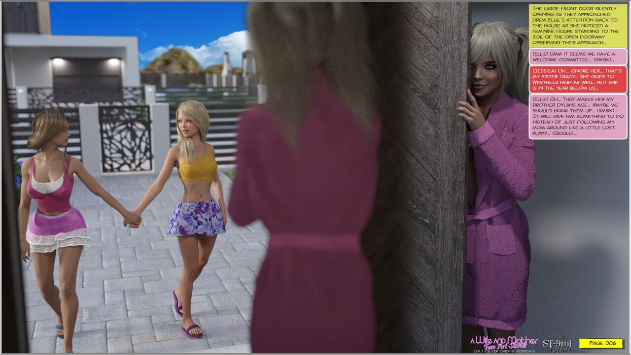 Sleepover at Jessica's page 6 full