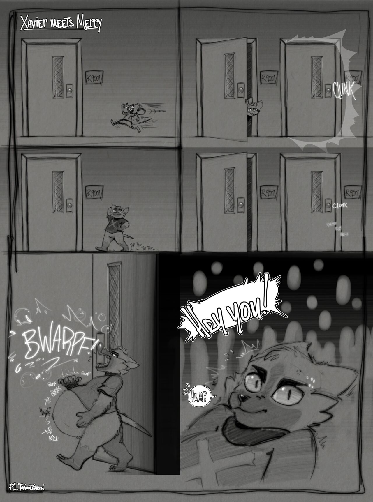 Xavier Meets Merry page 1 full