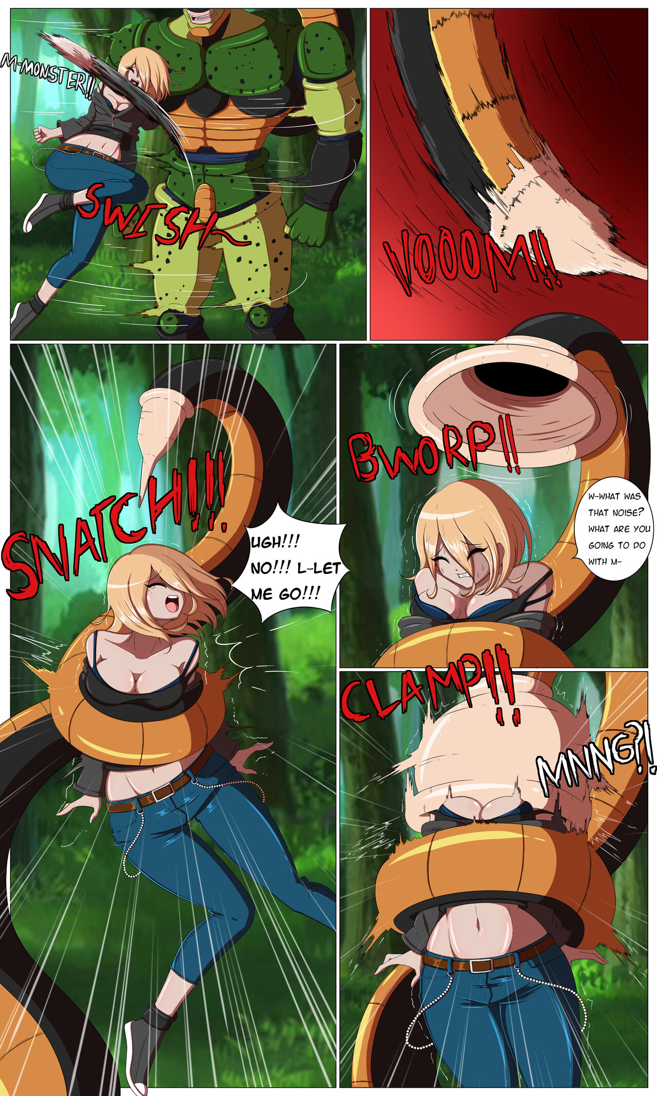 Cell Absorbs Roxxane and Saira page 1 full