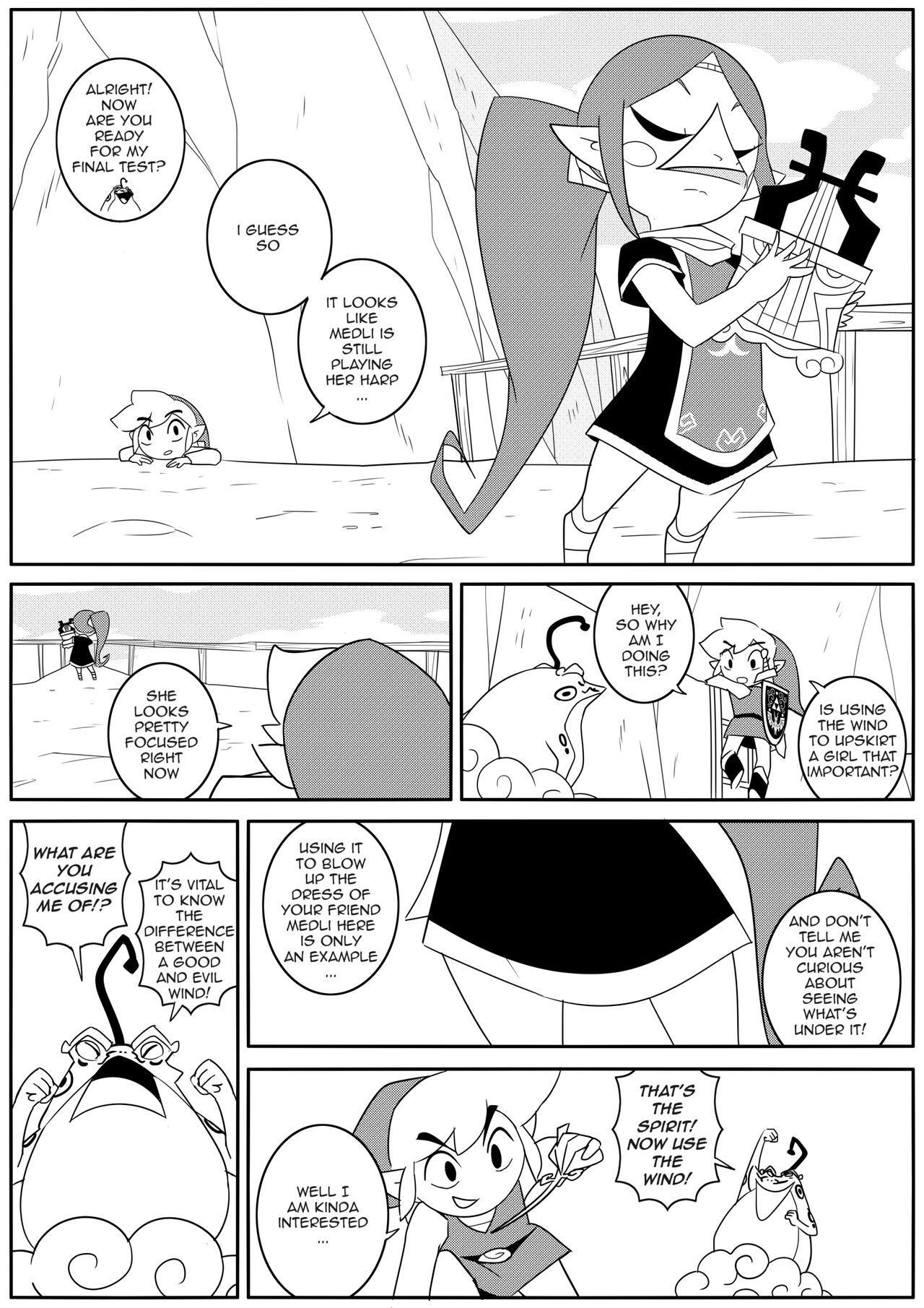 Medli And The Wind God's Wind page 1 full