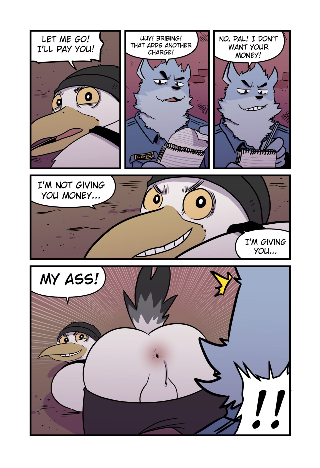 The Seagull Thief and the Wolf Cop page 5 full
