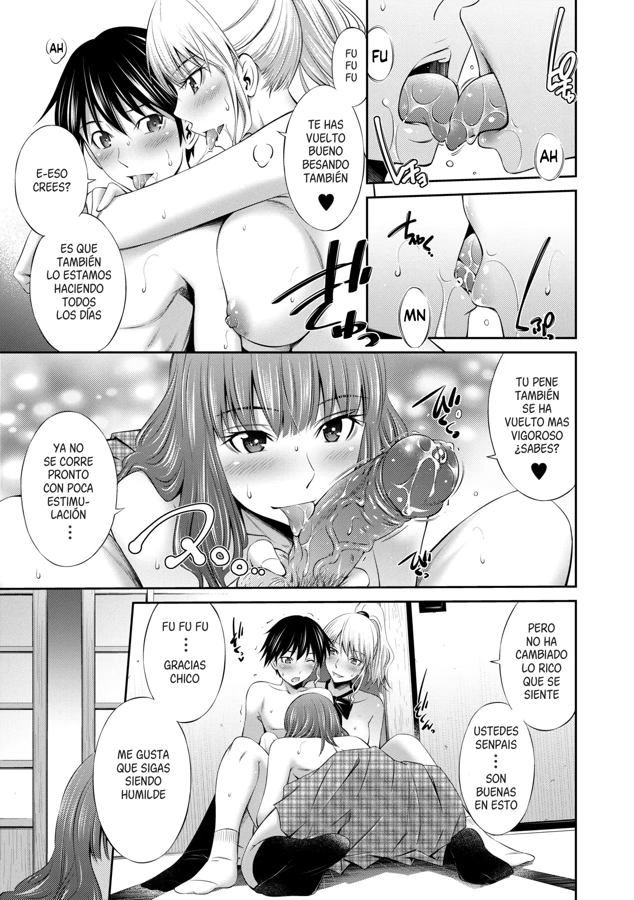 Senpai-tachi to no Gakuen Seikatsu chap.2| Mi vida escolar con las senpais cap.2 page 3 full