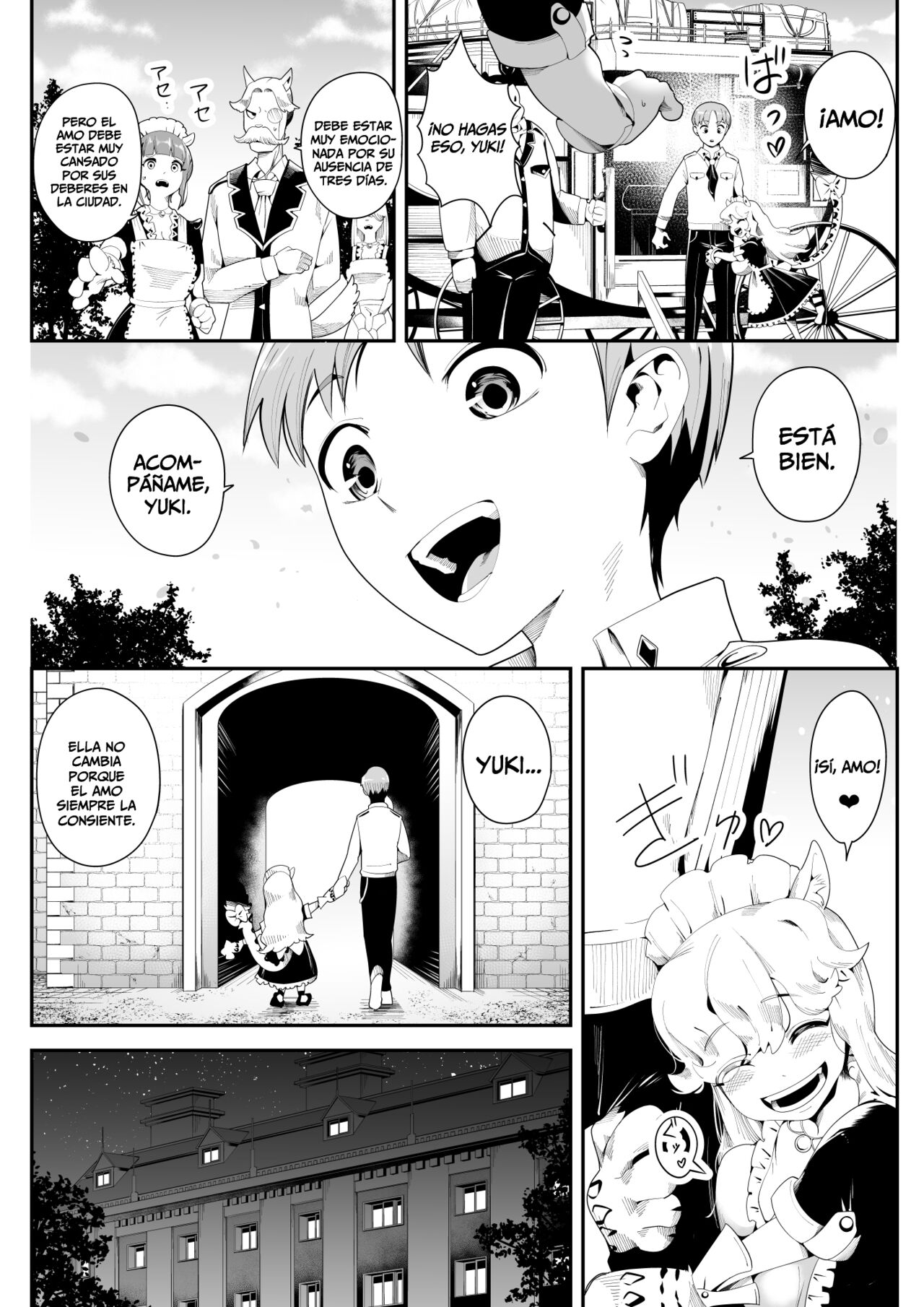 Kemokemo Loli Kyonyuu Maid Anata no Yuki-chan Dekiaiki~ page 4 full
