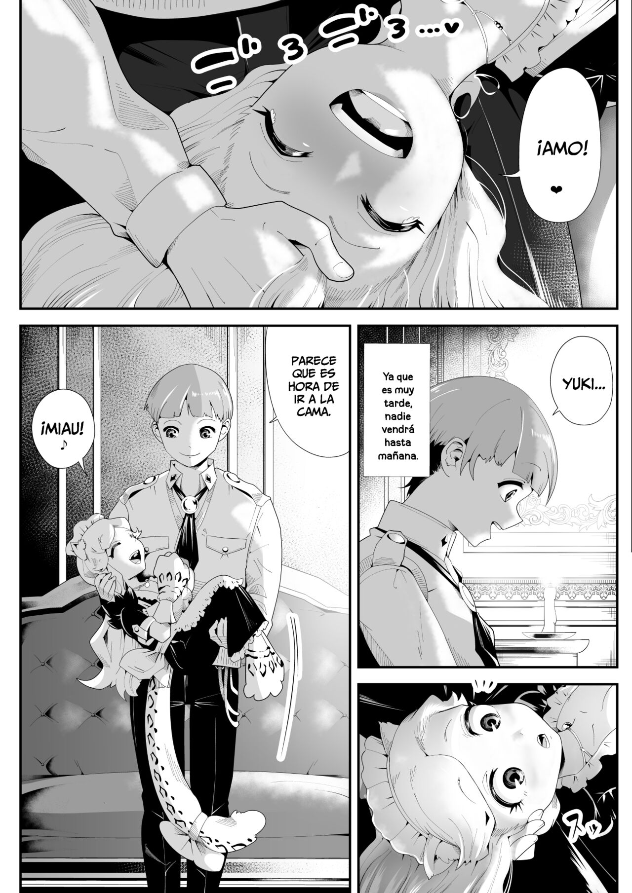Kemokemo Loli Kyonyuu Maid Anata no Yuki-chan Dekiaiki~ page 8 full