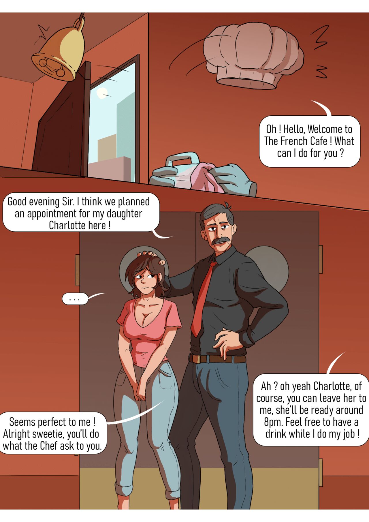 Tales of The French Café episode 1 page 2 full
