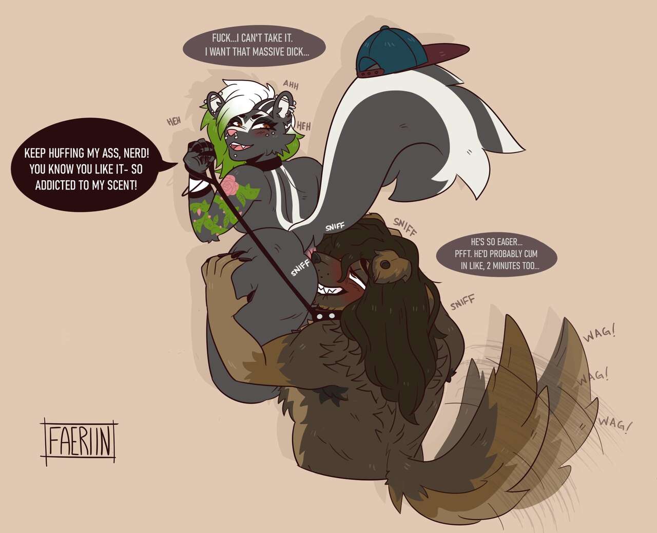 SAUNDRA x YCH PAGE for StinkyDILF page 6 full