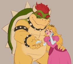 Peach x Bowser