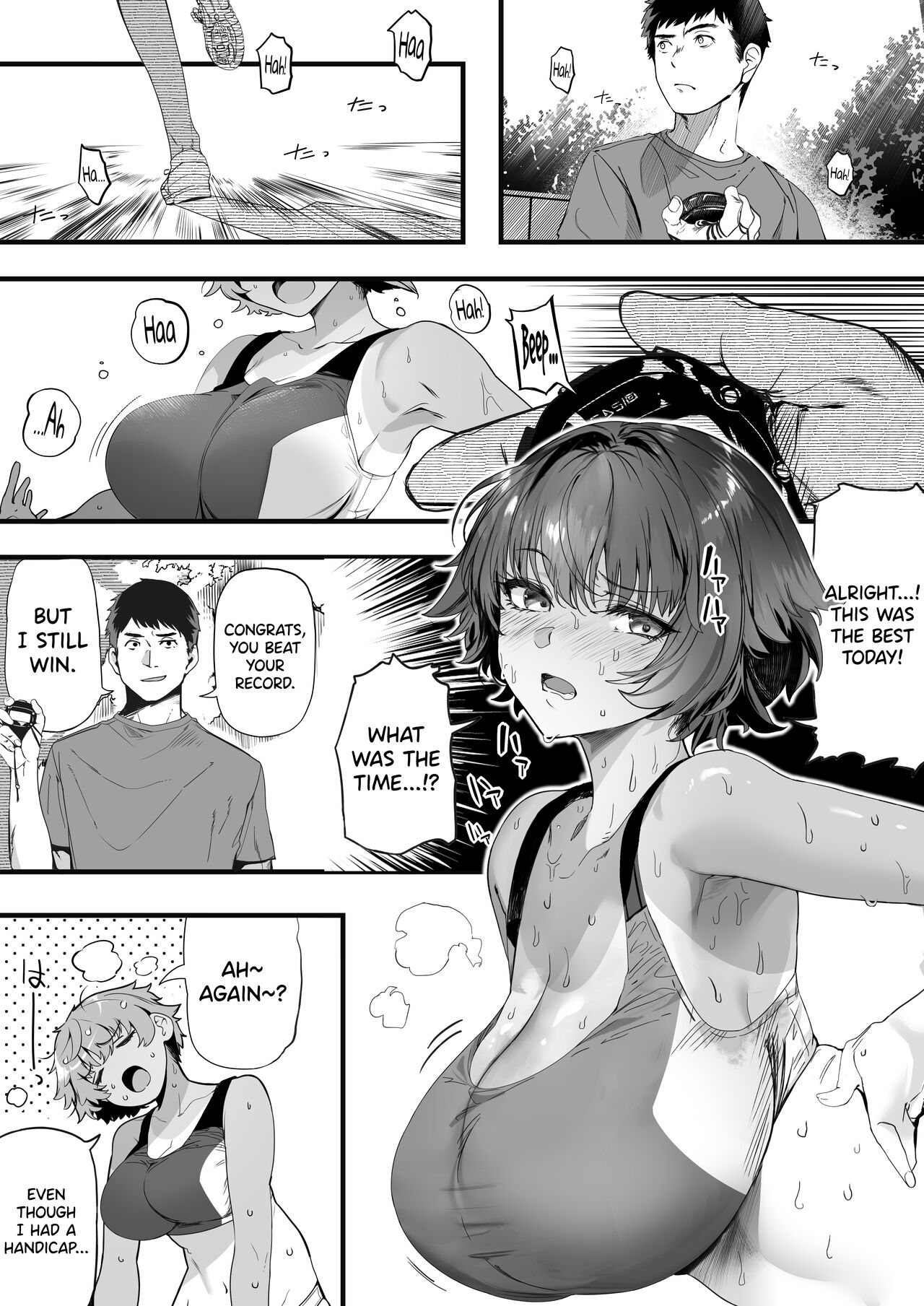 Rikujoubu no Bokukko Doukyuusei ga Chuunen Komon ni Mesu ni Sareru Ichibu Shijuu page 4 full
