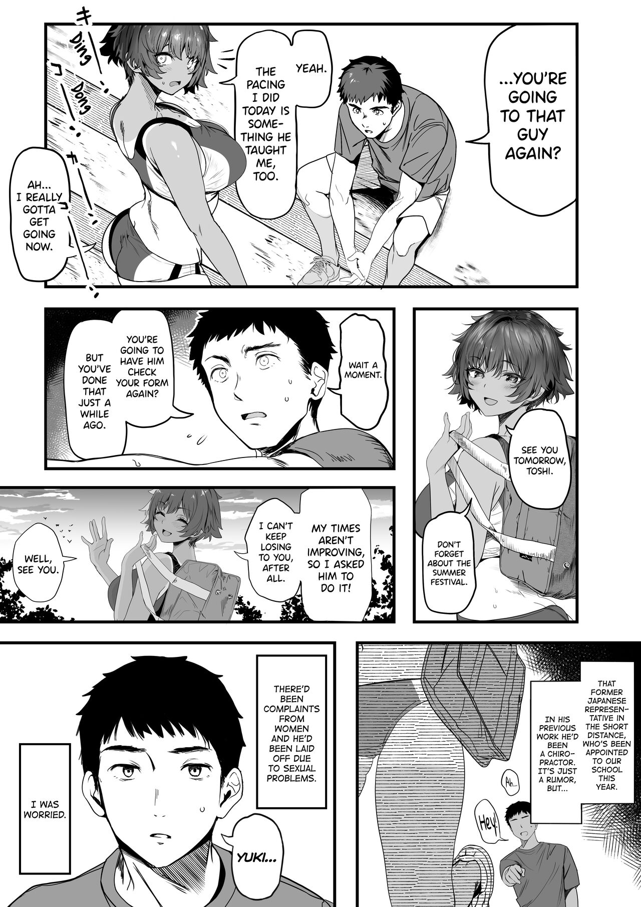 Rikujoubu no Bokukko Doukyuusei ga Chuunen Komon ni Mesu ni Sareru Ichibu Shijuu page 7 full
