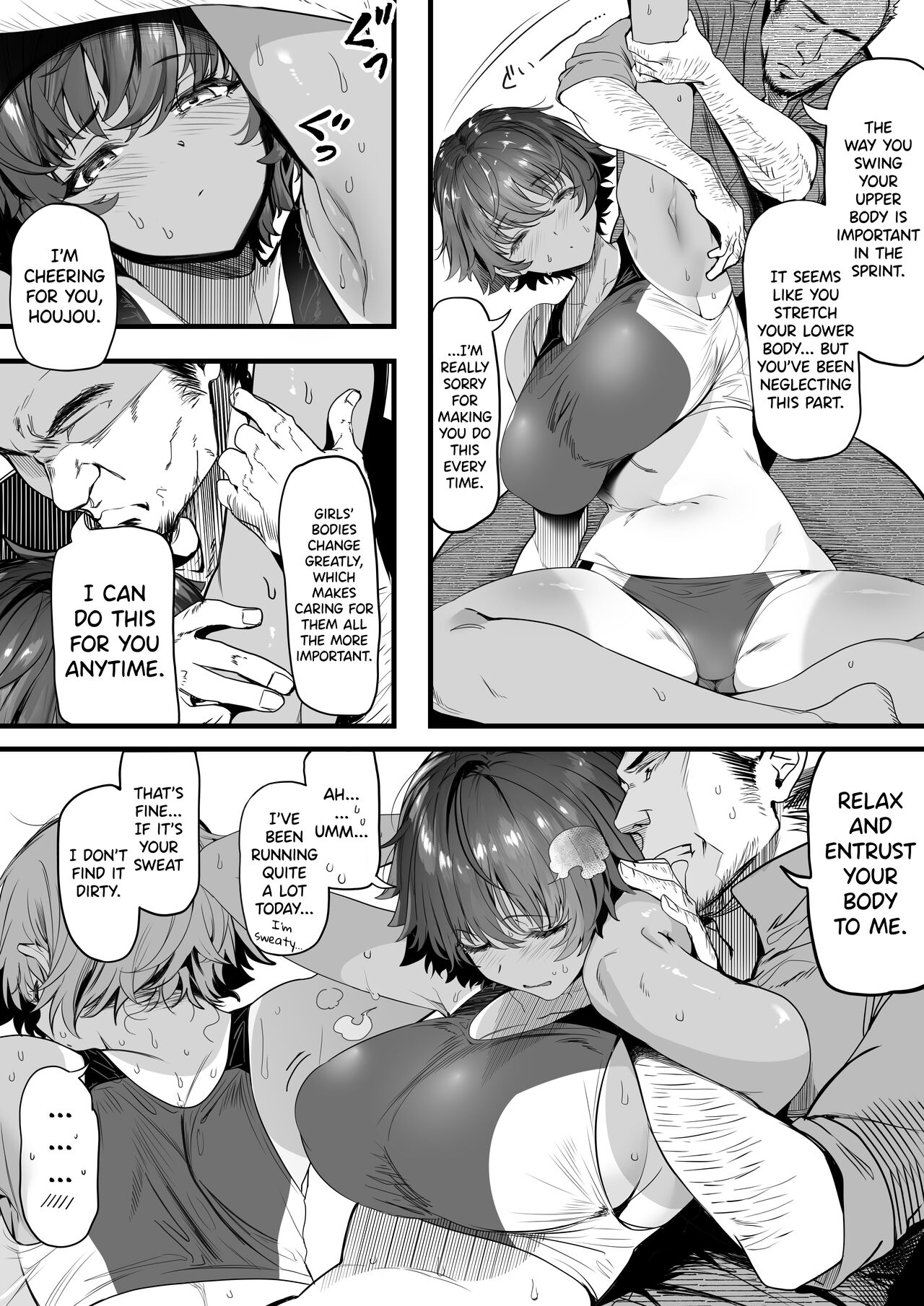 Rikujoubu no Bokukko Doukyuusei ga Chuunen Komon ni Mesu ni Sareru Ichibu Shijuu page 9 full