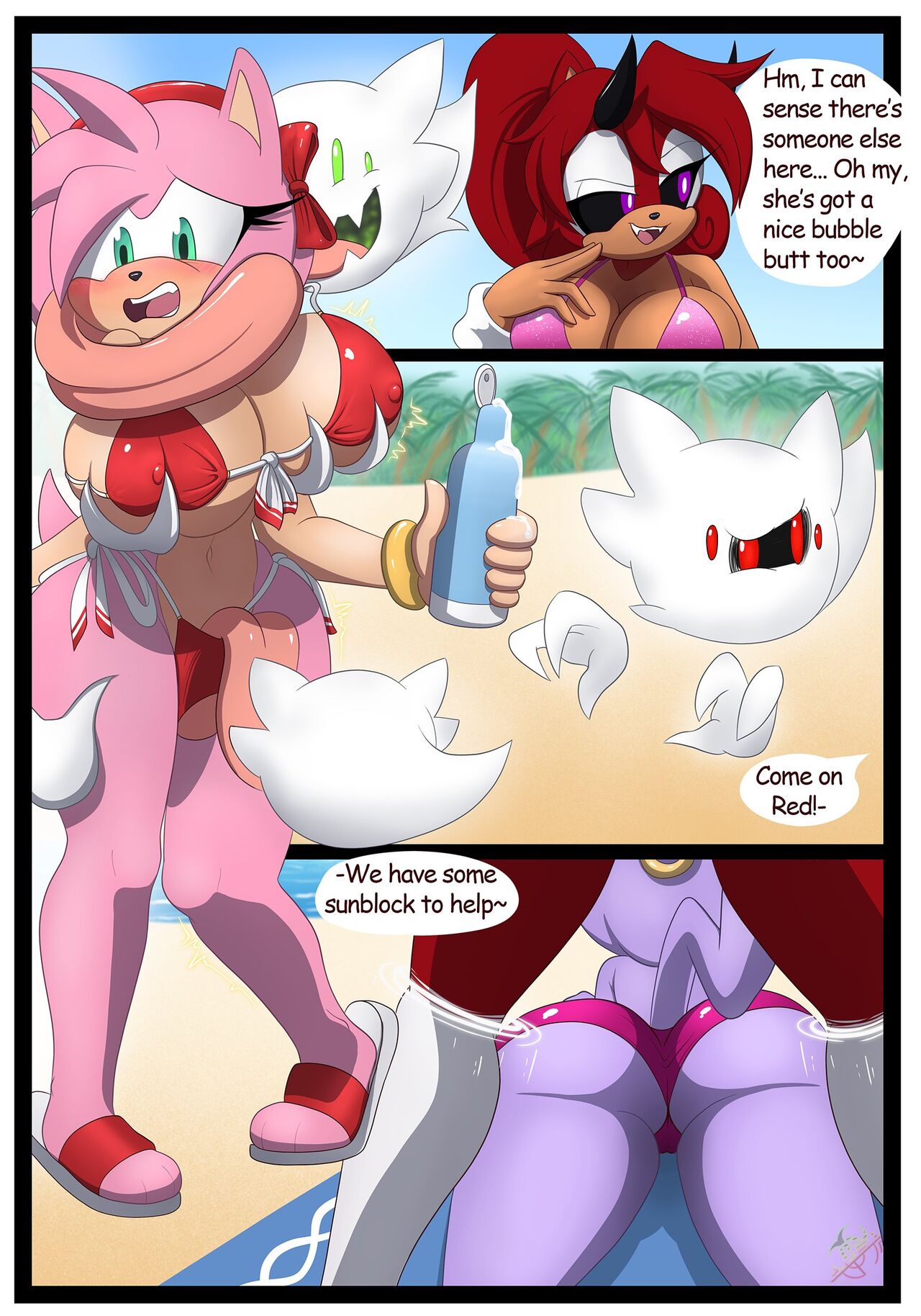 Relaxing on the beach page 2 full