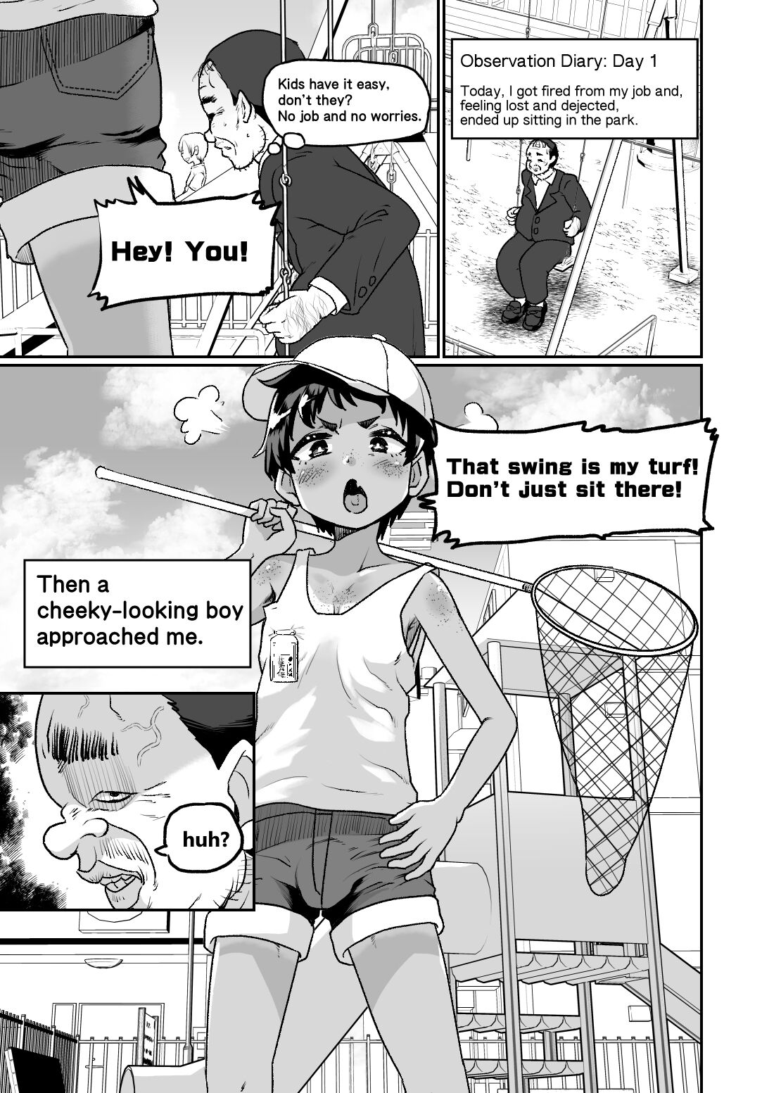 Mesu Ochi Kansatsu Nikki -Mushoku Oji-san no Onaho Yome ni Sarete Shimatta Otokonoko no Matsuro...- | Sissy Transformation Observation Diary page 3 full