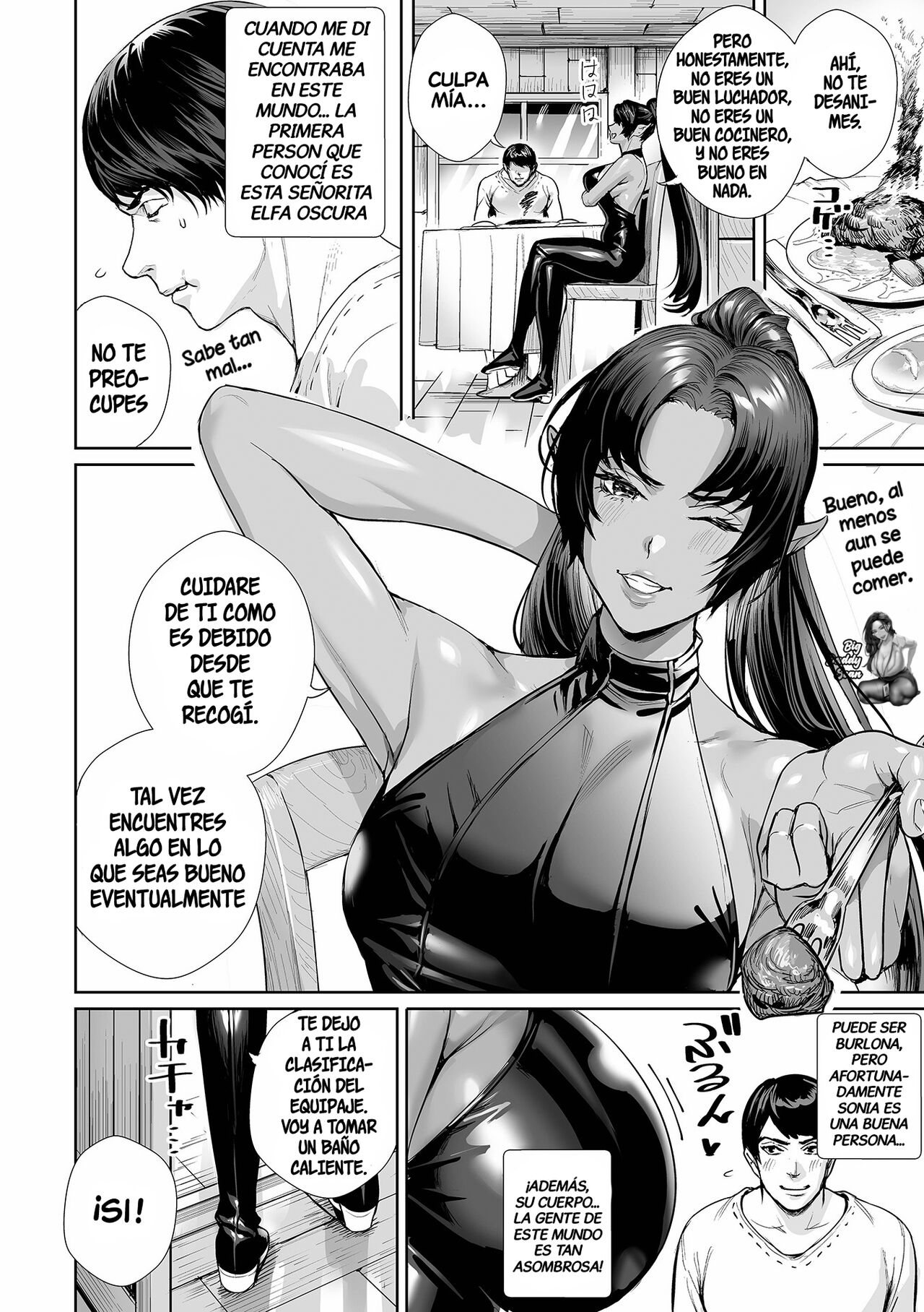 Dark Elf no Onee-san ni Hirowarete | Fui Recogido Por La Señorita Elfa Oscura page 2 full