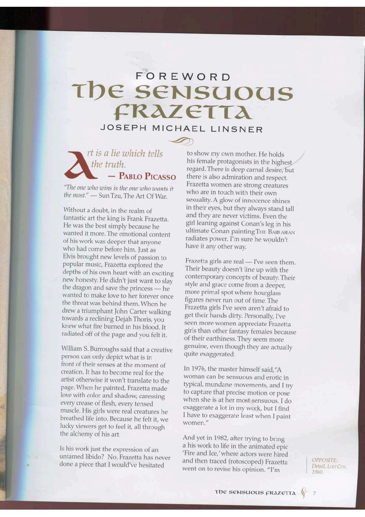 The Sensuous Frazetta page 7 full