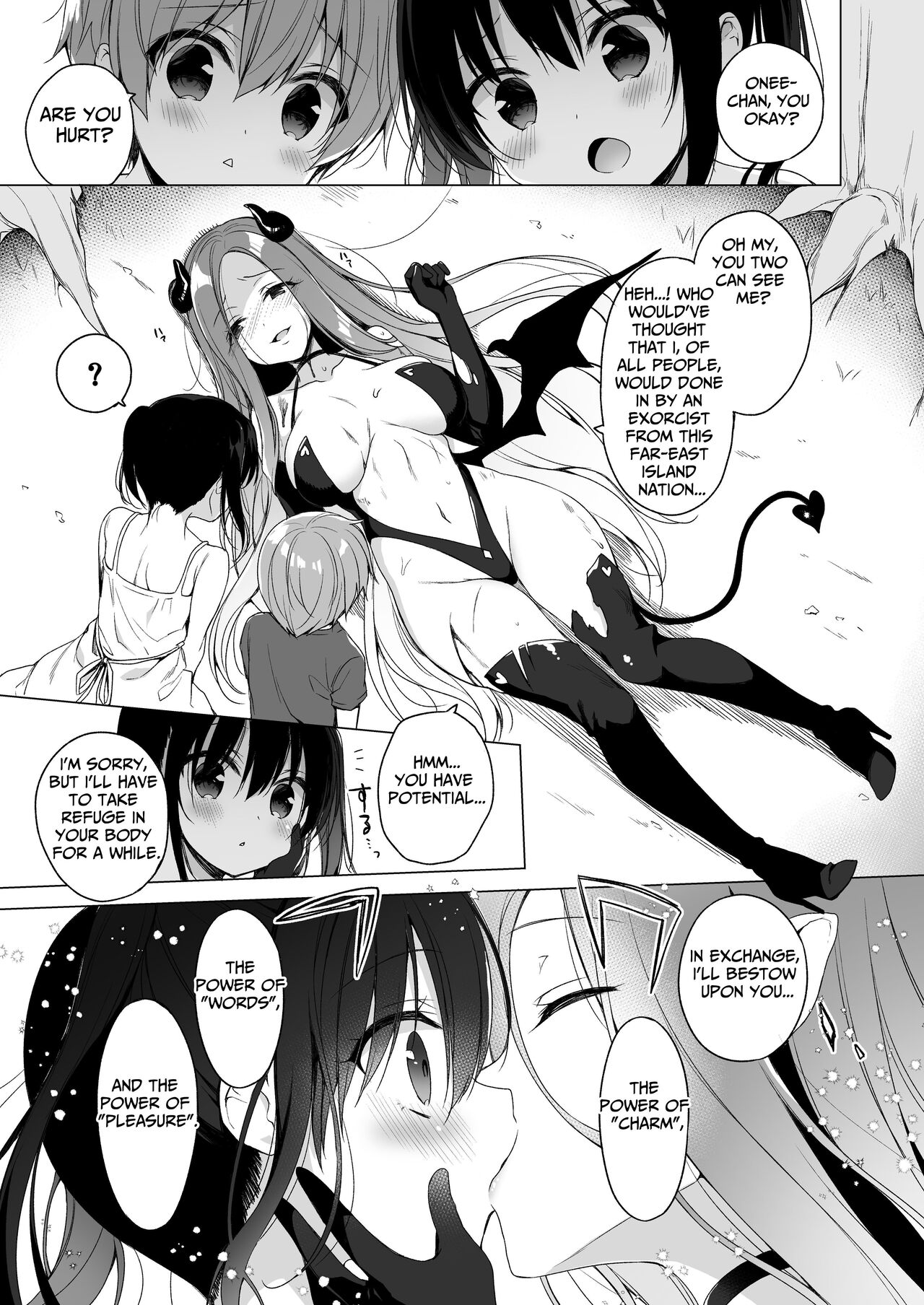 Succubus-kei Onee-chan wa Misetagari | Succubus-type is an Exhibitionist page 3 full