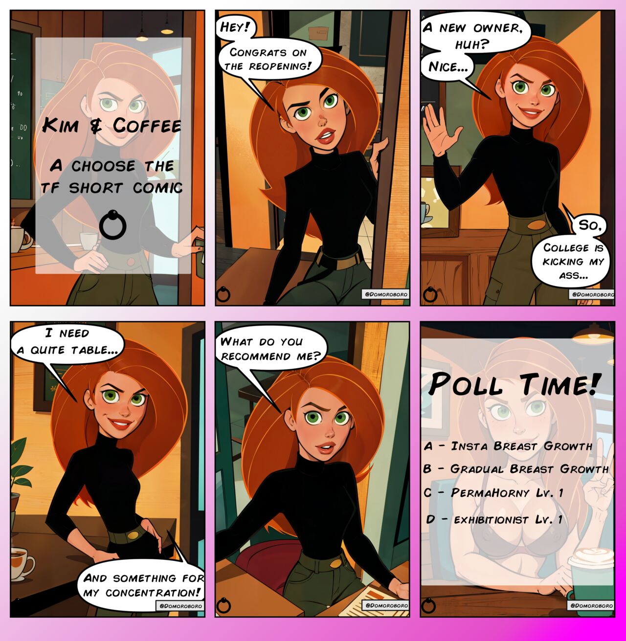 Kim and Coffee - CYOA / CYOTF page 1 full