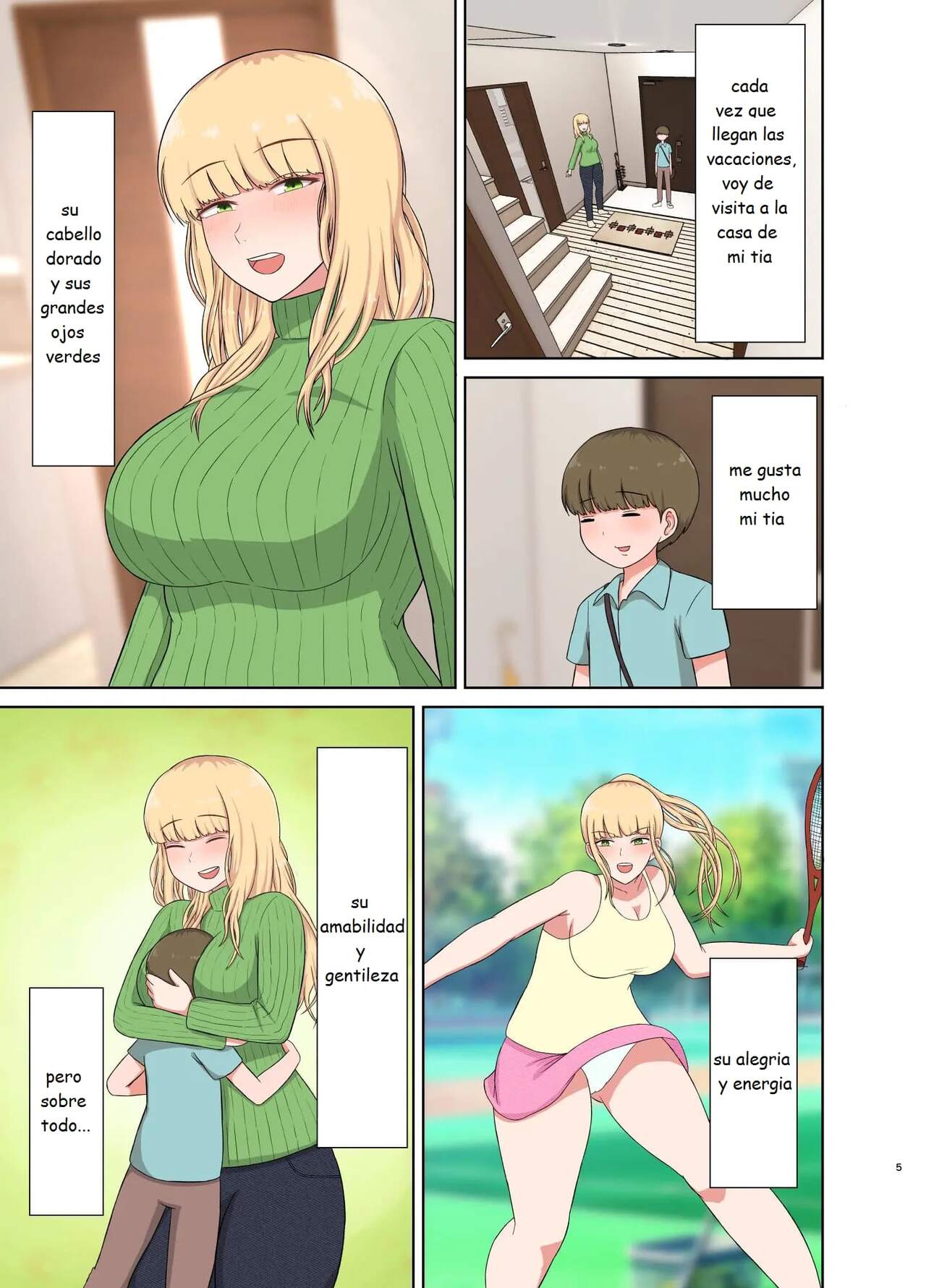 Kinpatsu Obasan no Suiminkan page 4 full