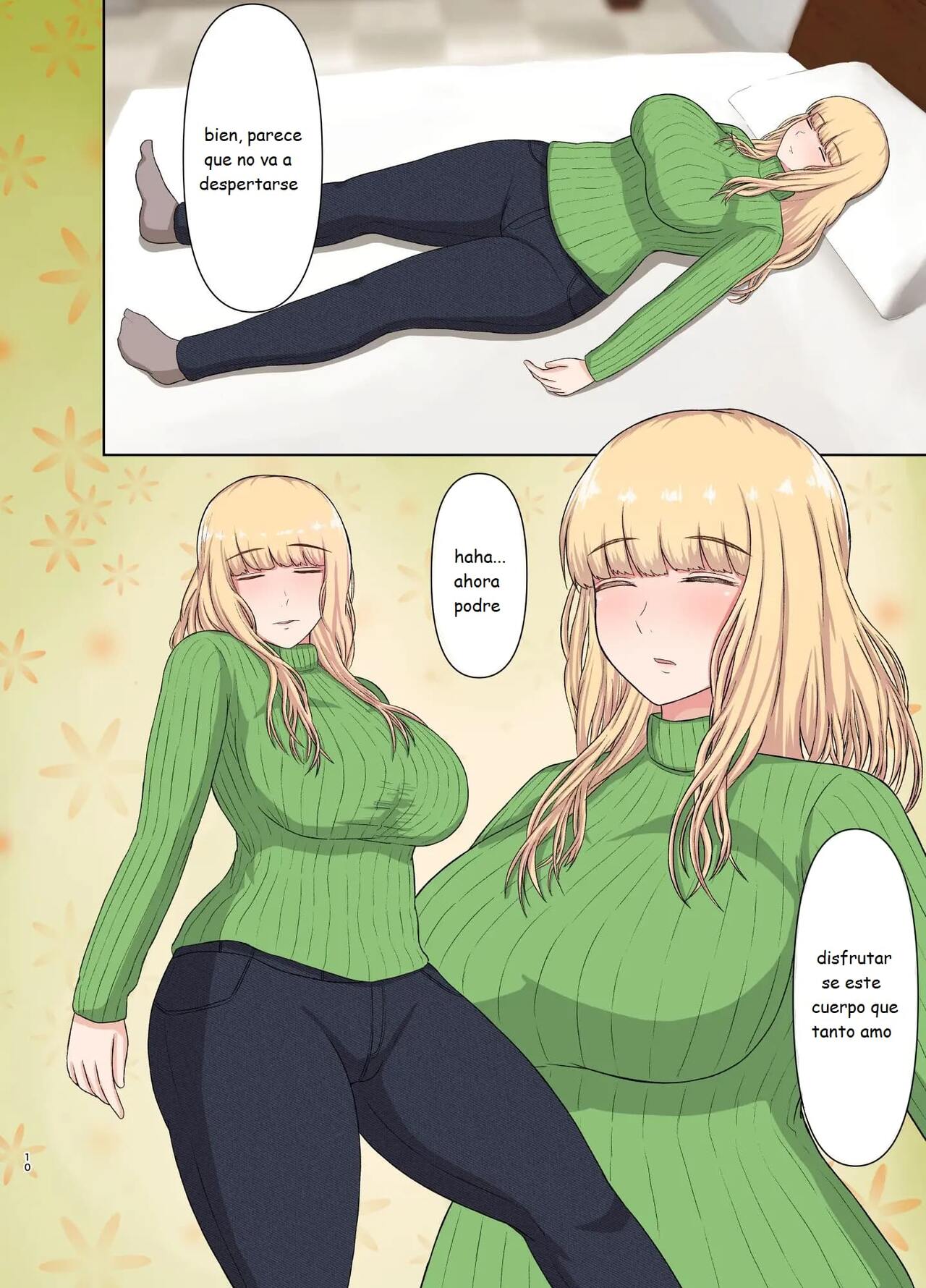 Kinpatsu Obasan no Suiminkan page 9 full