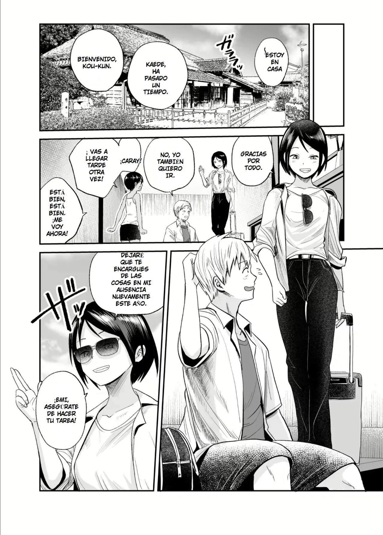 Natsu no Shizuku ~Kasshoku no Itoko to 1-Shuukan~ |  Summer Drops ~Una Semana Con la Prima Morena de mi Amiga de la Infancia - 01: Hábitos~ page 4 full