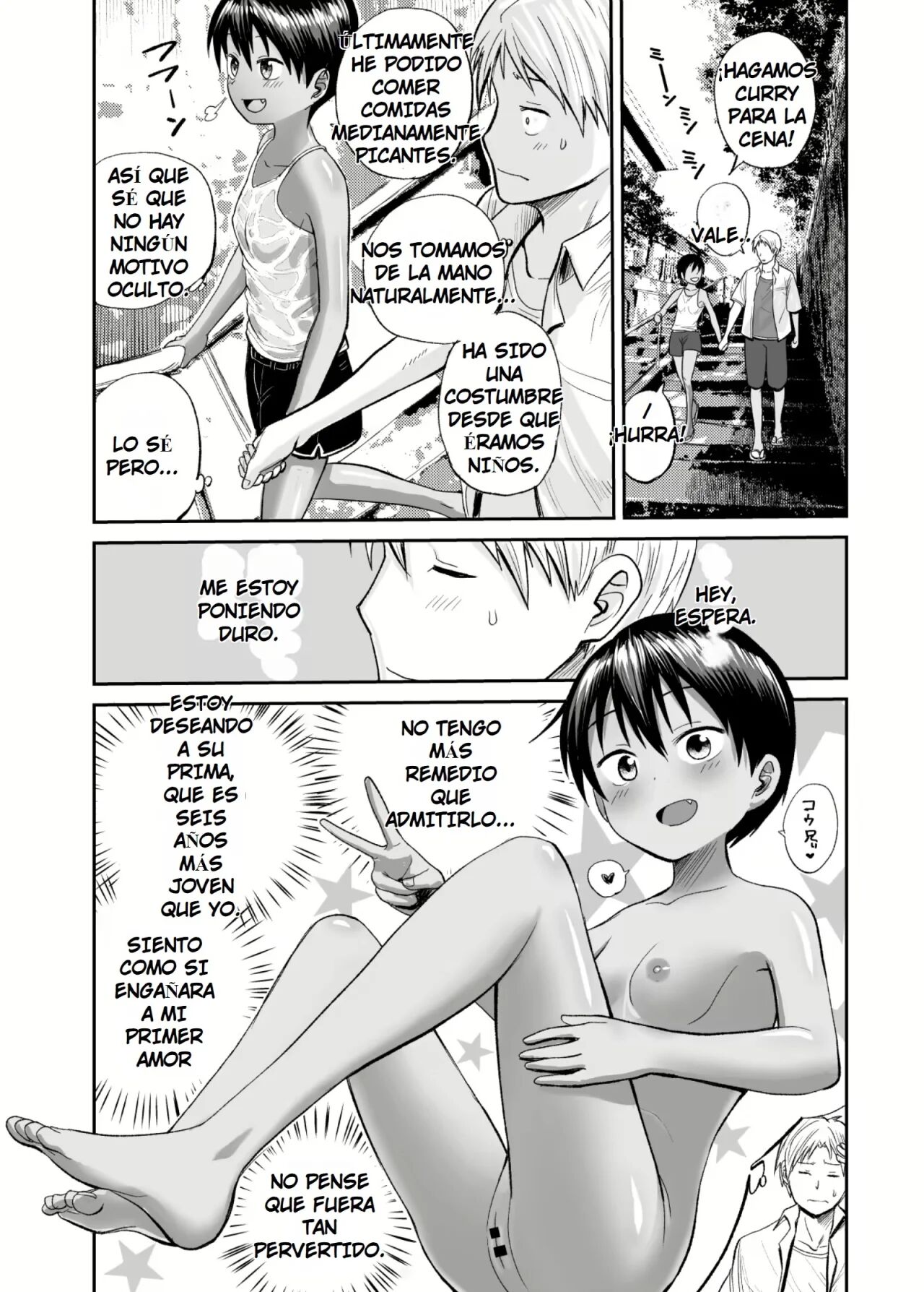 Natsu no Shizuku ~Kasshoku no Itoko to 1-Shuukan~ |  Summer Drops ~Una Semana Con la Prima Morena de mi Amiga de la Infancia - 01: Hábitos~ page 8 full