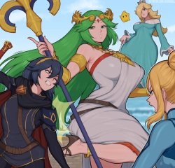 Fan-Art Poll Winner - Palutena