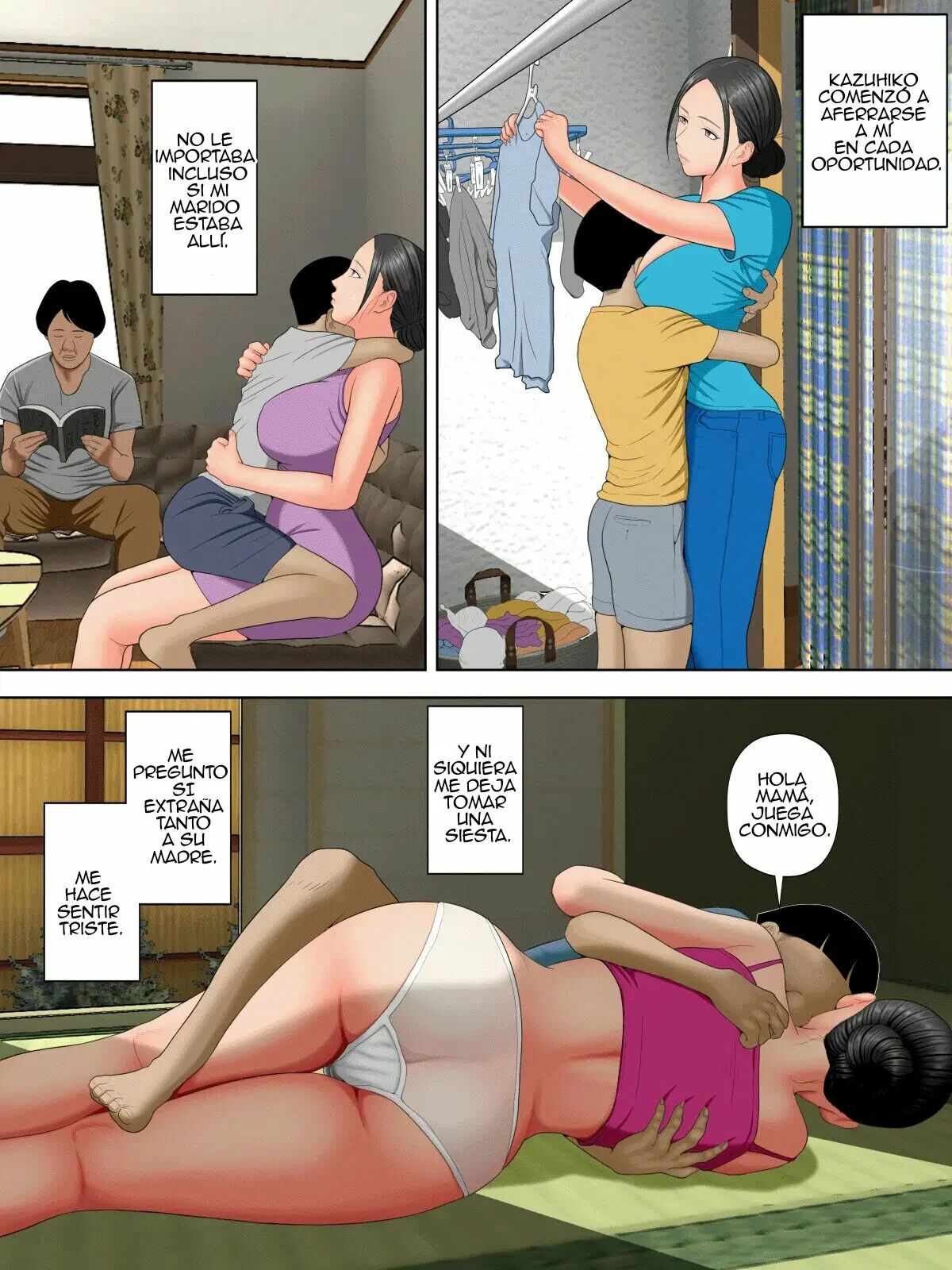 Otto no tsurego ni, komattemasu. | Problemas Con El Hijo De Mi Marido page 6 full