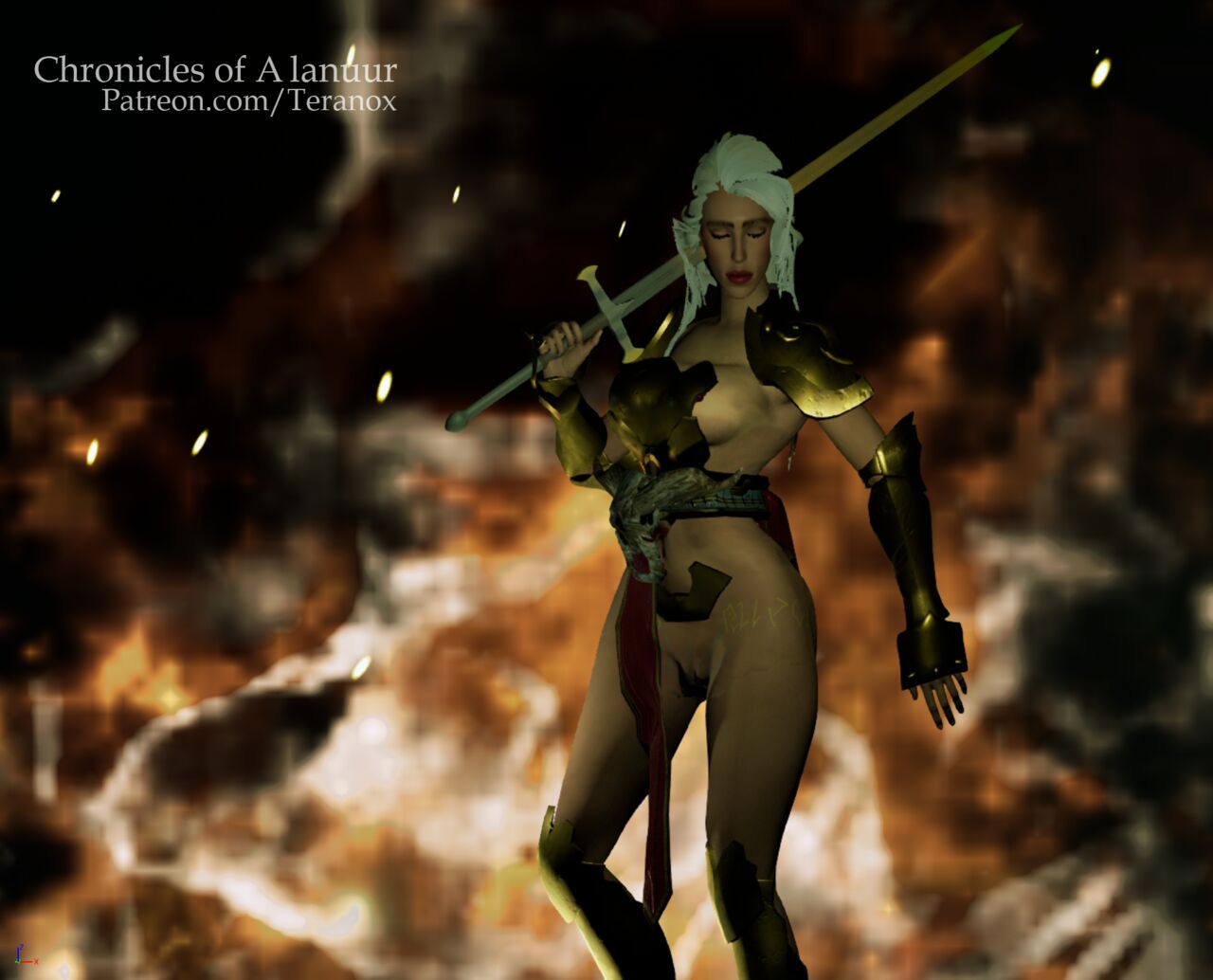 Hot Female Warrior: Chronicles of Alanuur Game. Teranox page 3 full