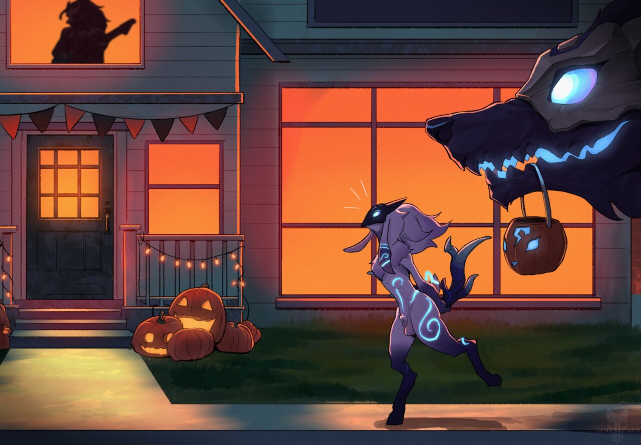 Halloween Night Spent with the Reaper page 1 full
