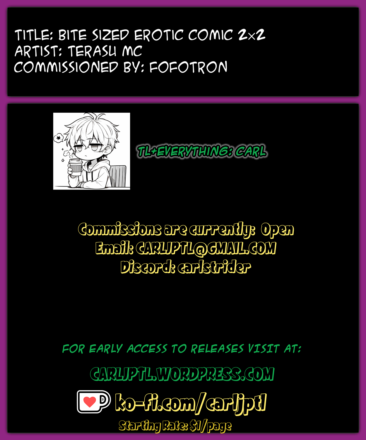 Bite Sized Erotic Comic 2×2 page 5 full