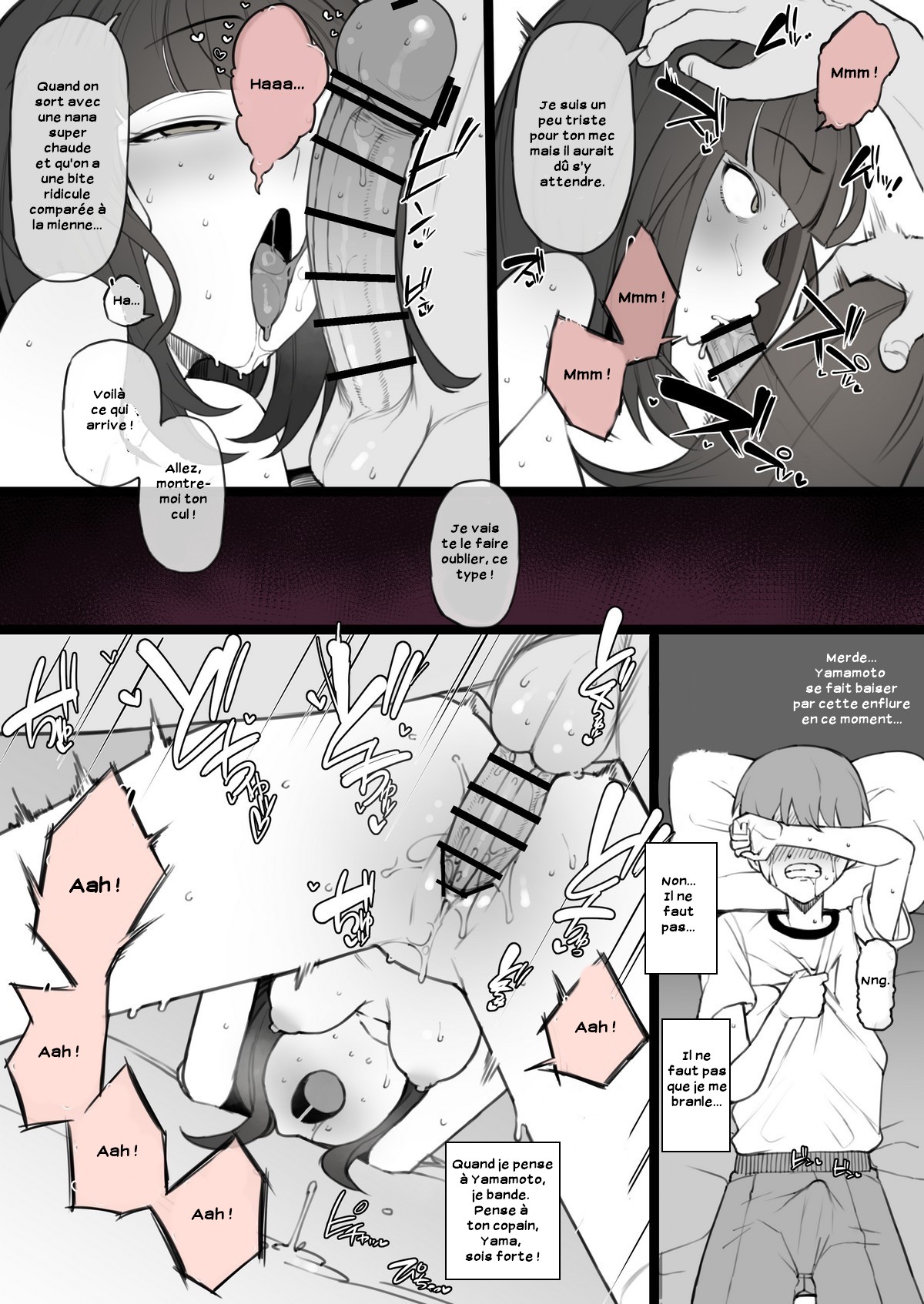 Penis no Dekasa de Subete ga Kimaru Sekai de Sochin no Boku ga Kisekiteki ni Te ni Ireta Kanojo wa Touzen no You ni Dekachin ni Netorarete Owaru page 10 full