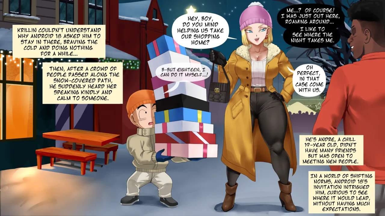 PP Android 18 Christmas One Shot page 3 full