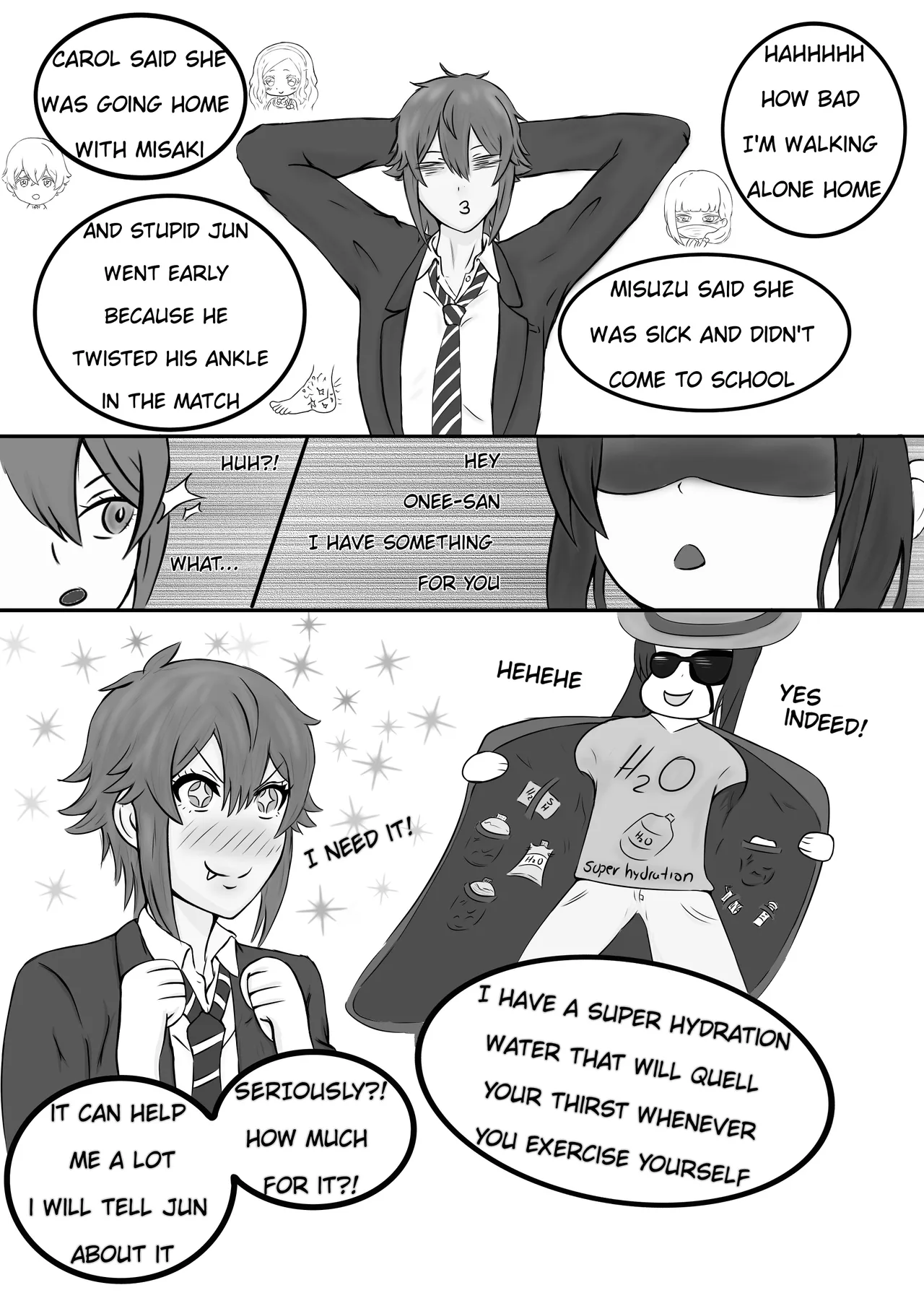 Tomo-chan is... gonna pop my cherry. 1-2 page 2 full